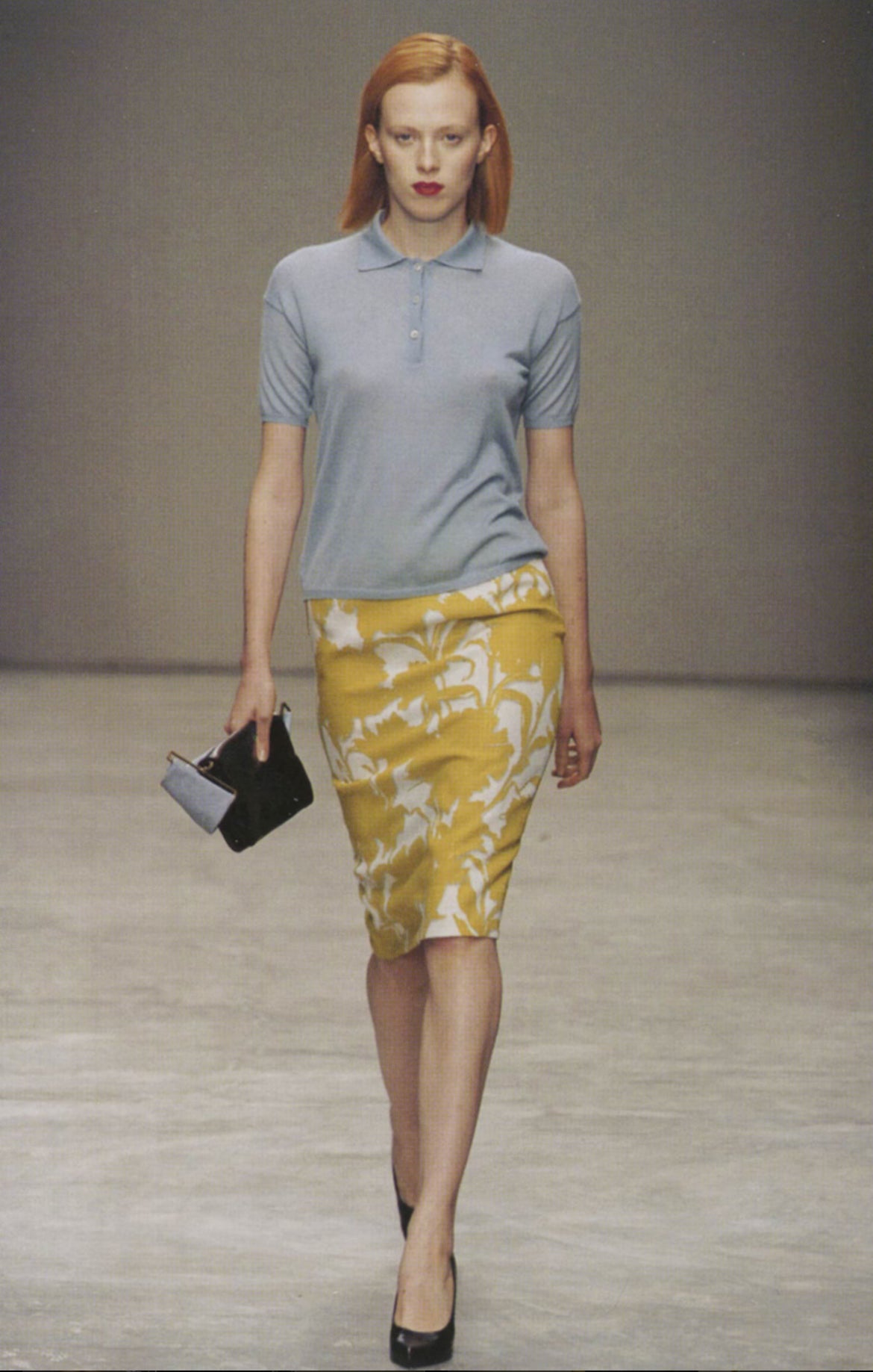 Prada Spring 2001 Silk Skirt