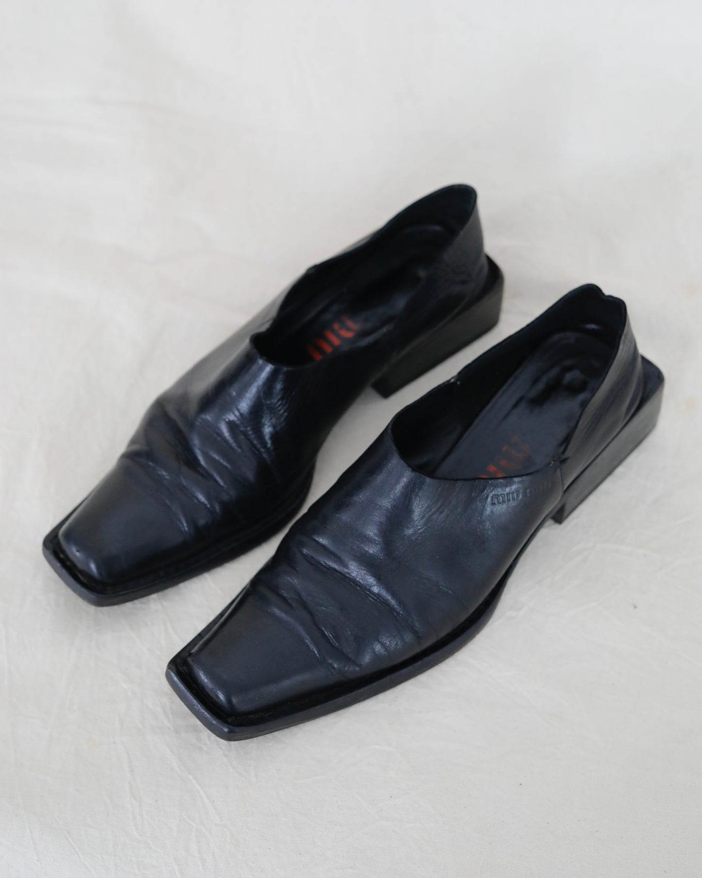 Vintage Miu Miu low cut cowboy shoes