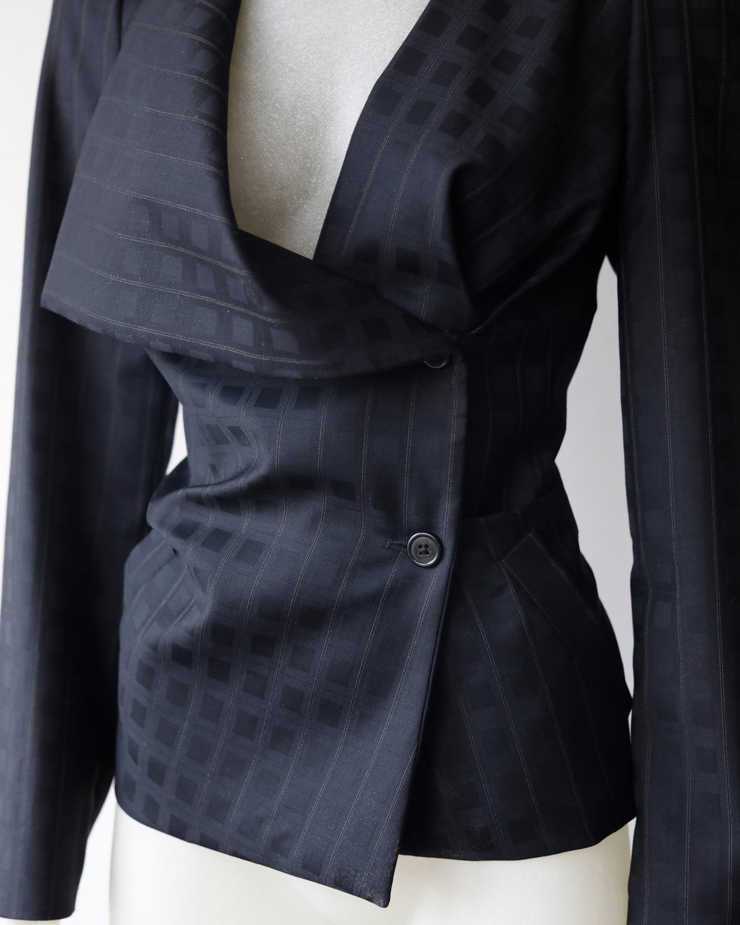 Asymmetrical pinstripes Vivienne Westwood Blazer