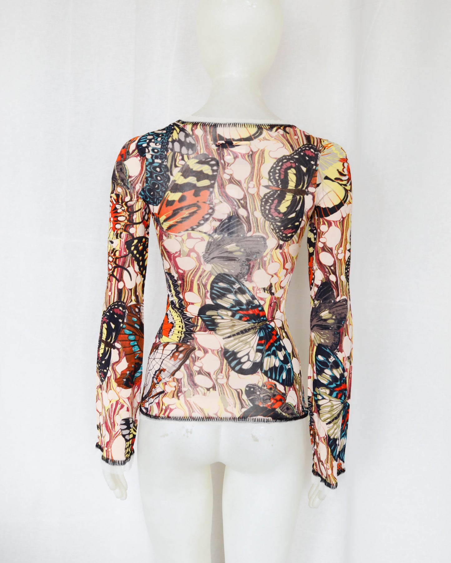 Jean Paul Gaultier Spring 2003 butterfly top with lacing