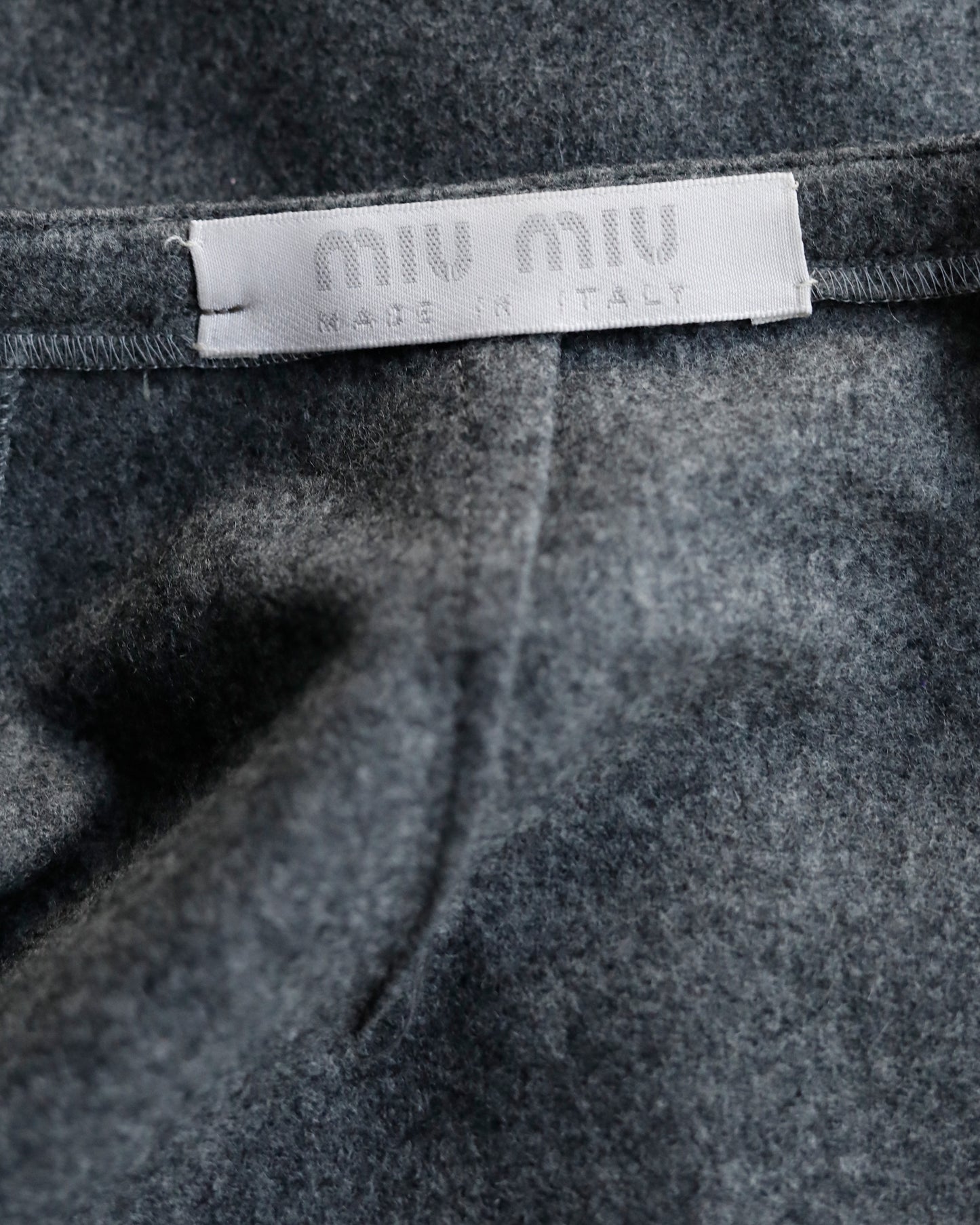 Miu Miu FW 1997 runway Wool Skirt
