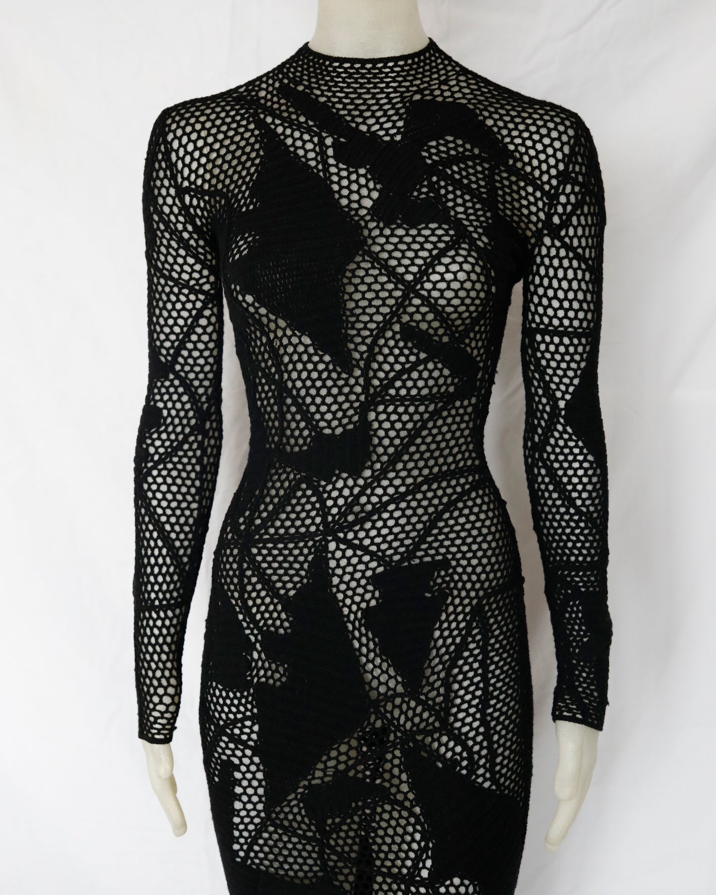 Vintage Mugler crocheted Dress