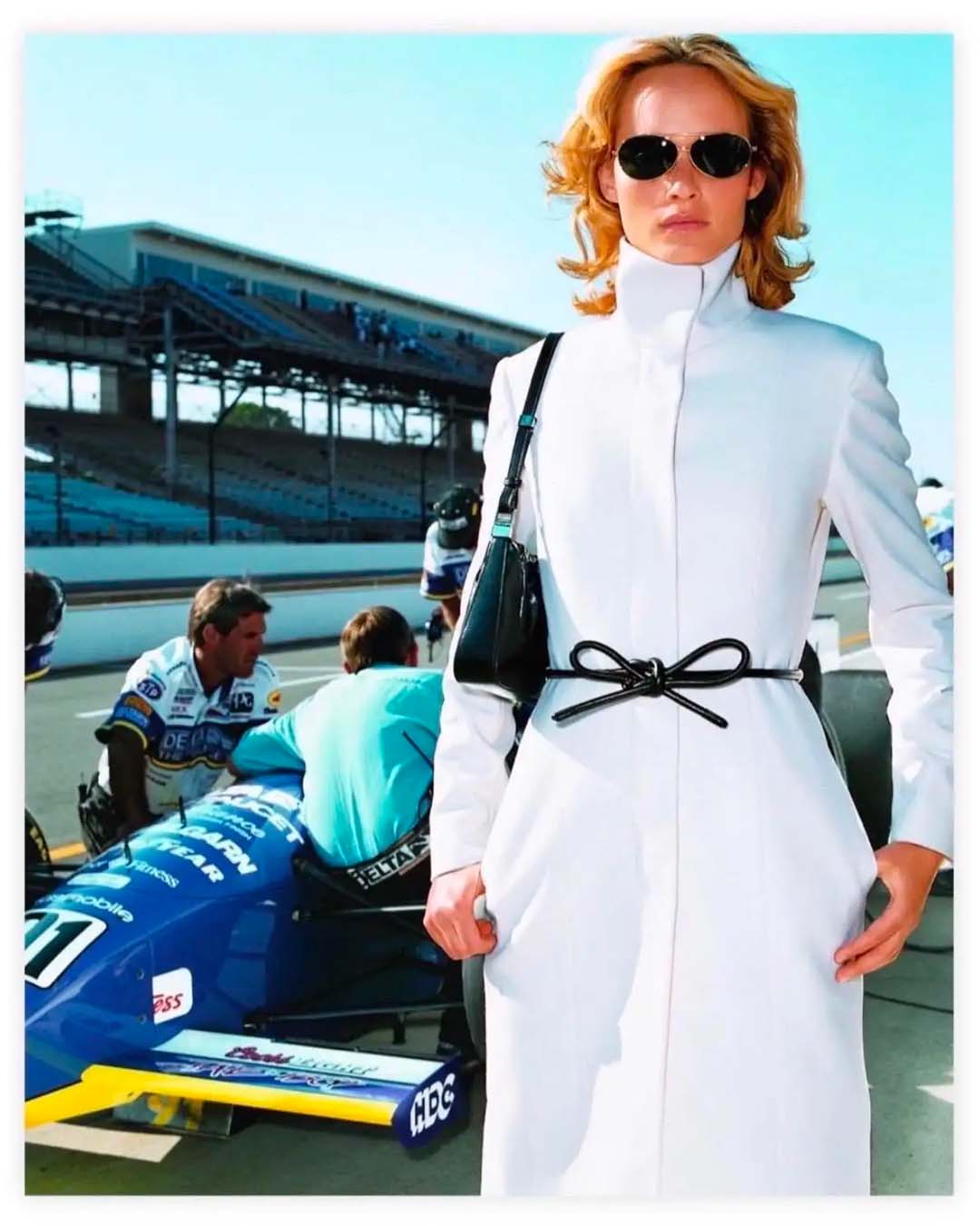 Gucci Runway Fall 1999 White Cashmere Coat