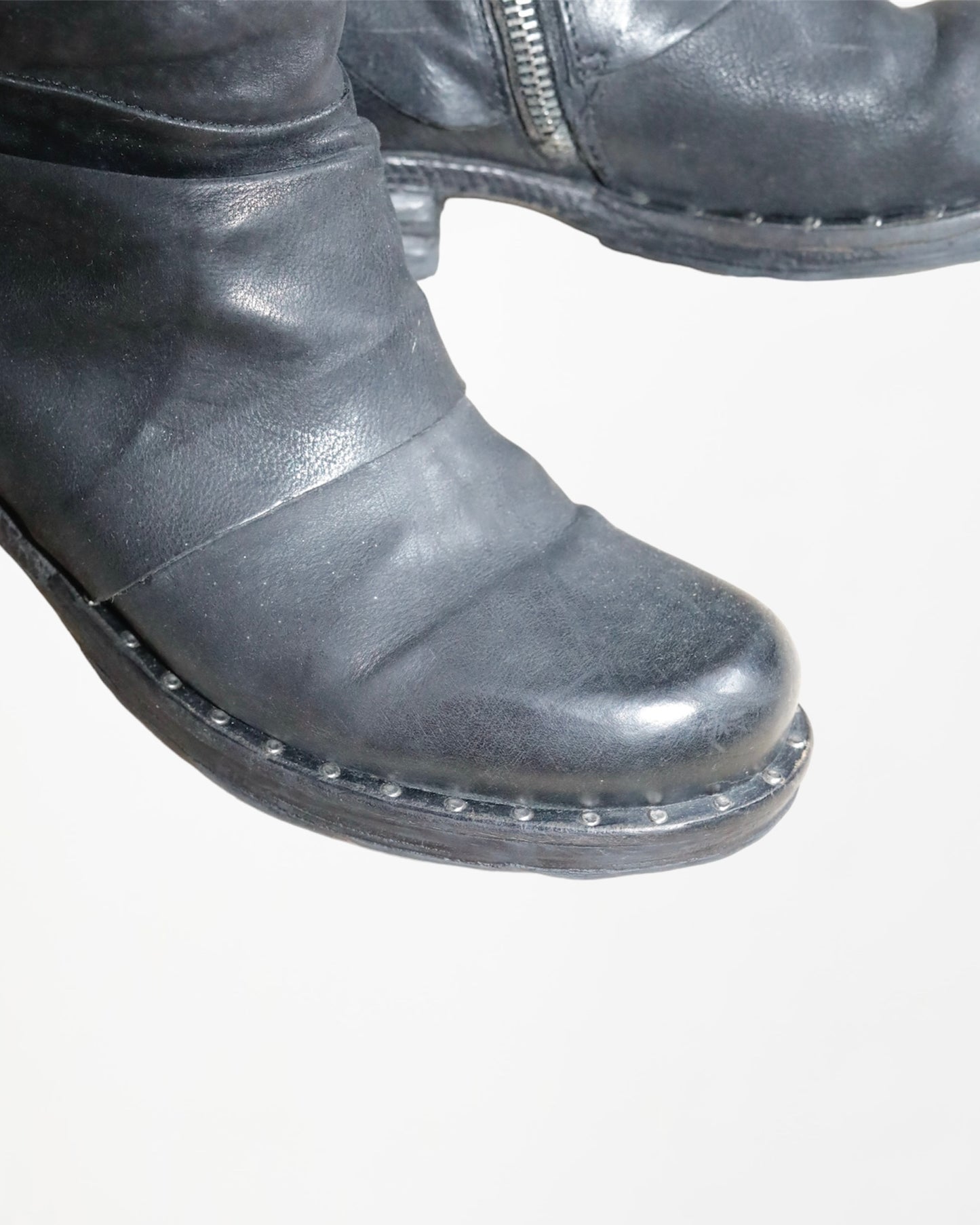Vintage Italian Biker Boots