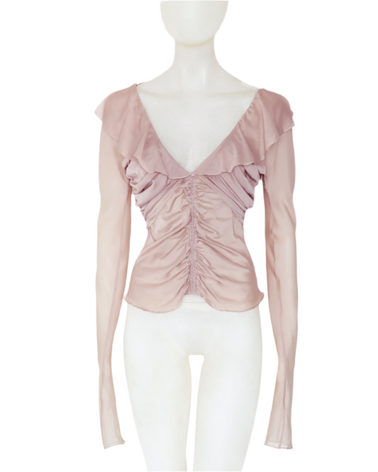 Fall 2003 Gucci by Tom Ford Silk Blouse