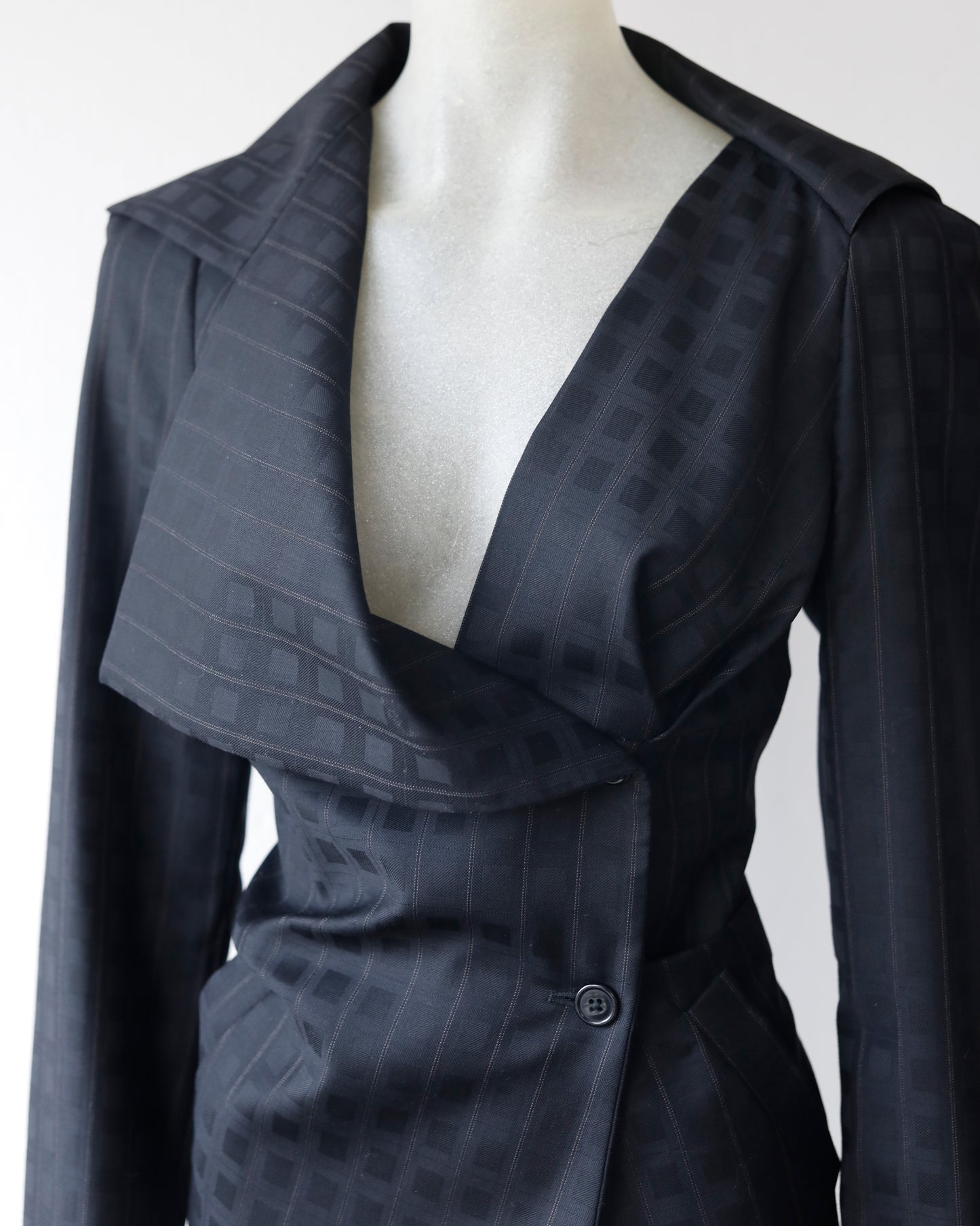 Asymmetrical pinstripes Vivienne Westwood Blazer