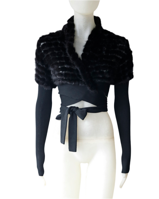 Early 2000 Roberto Cavalli fur bolero