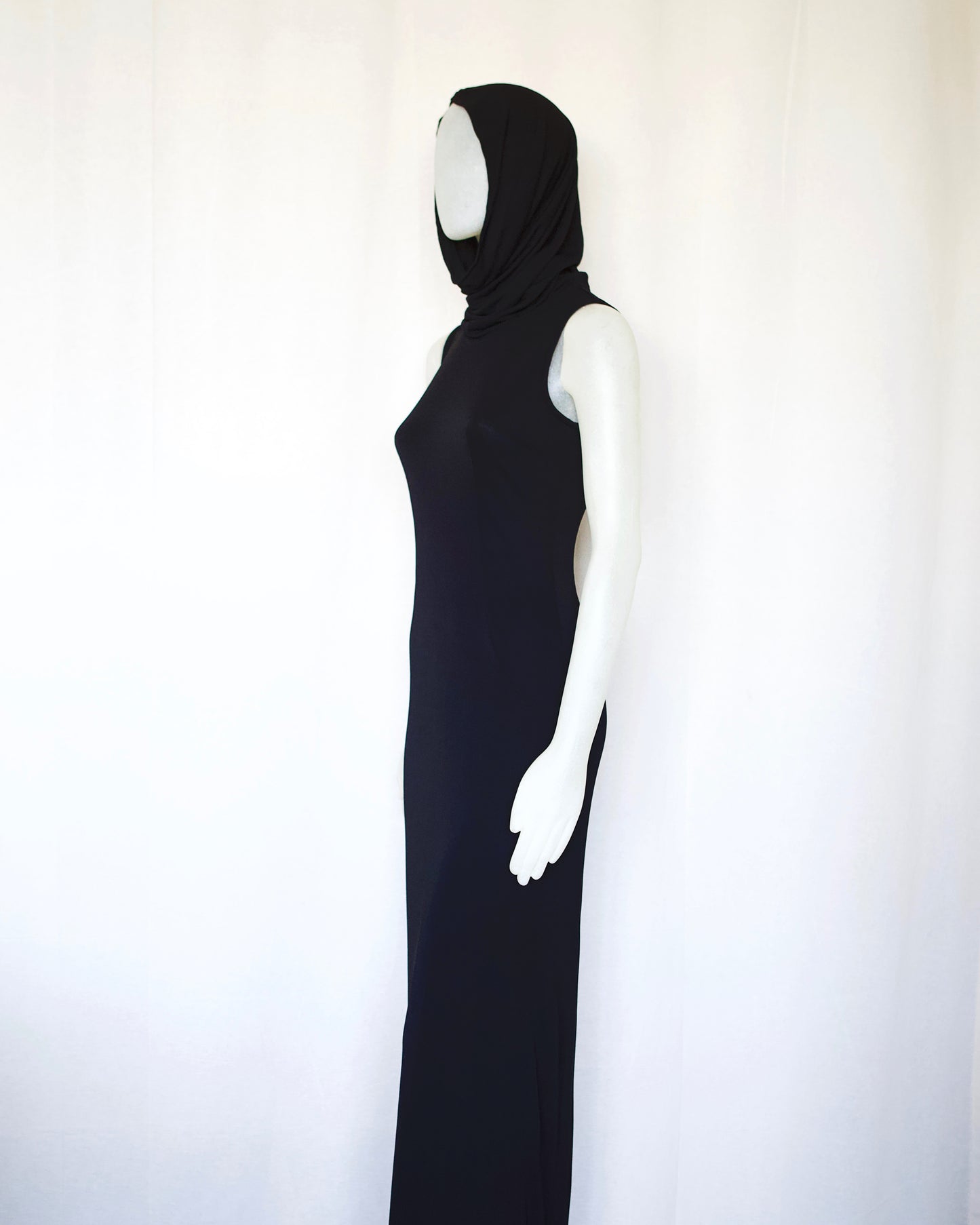 Dolce & Gabbana Runway Spring 1996 Hooded Maxi Dress