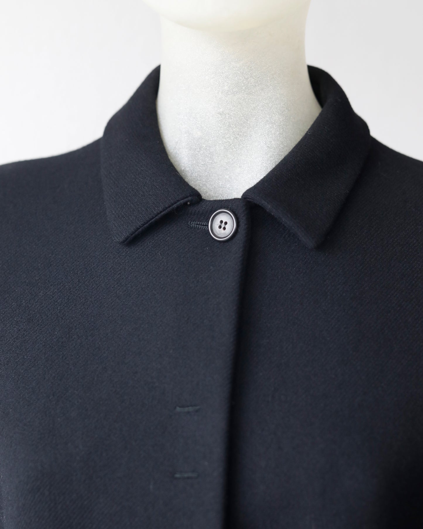 FW 1997 Prada Wool Coat with Velcro fastener