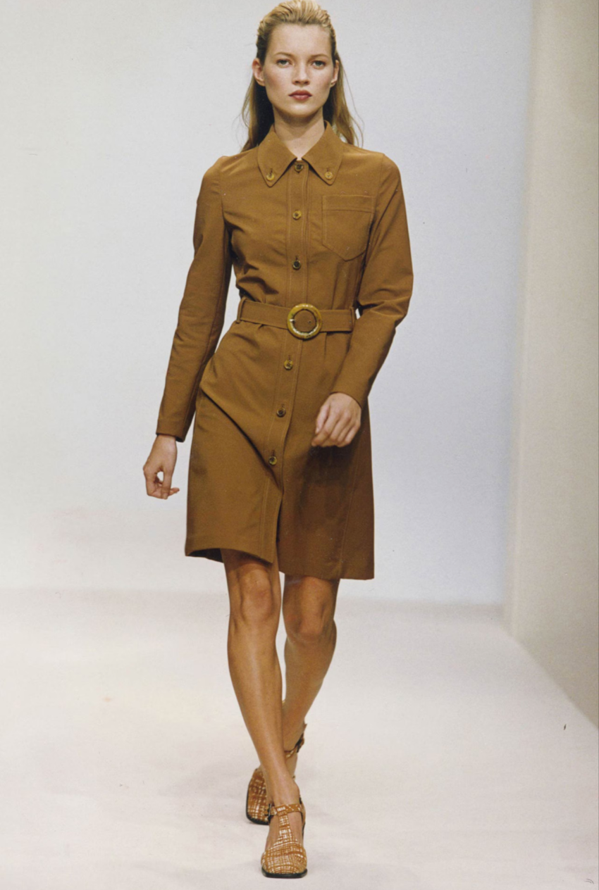 Gold S/S 1996 Prada Mini Dress