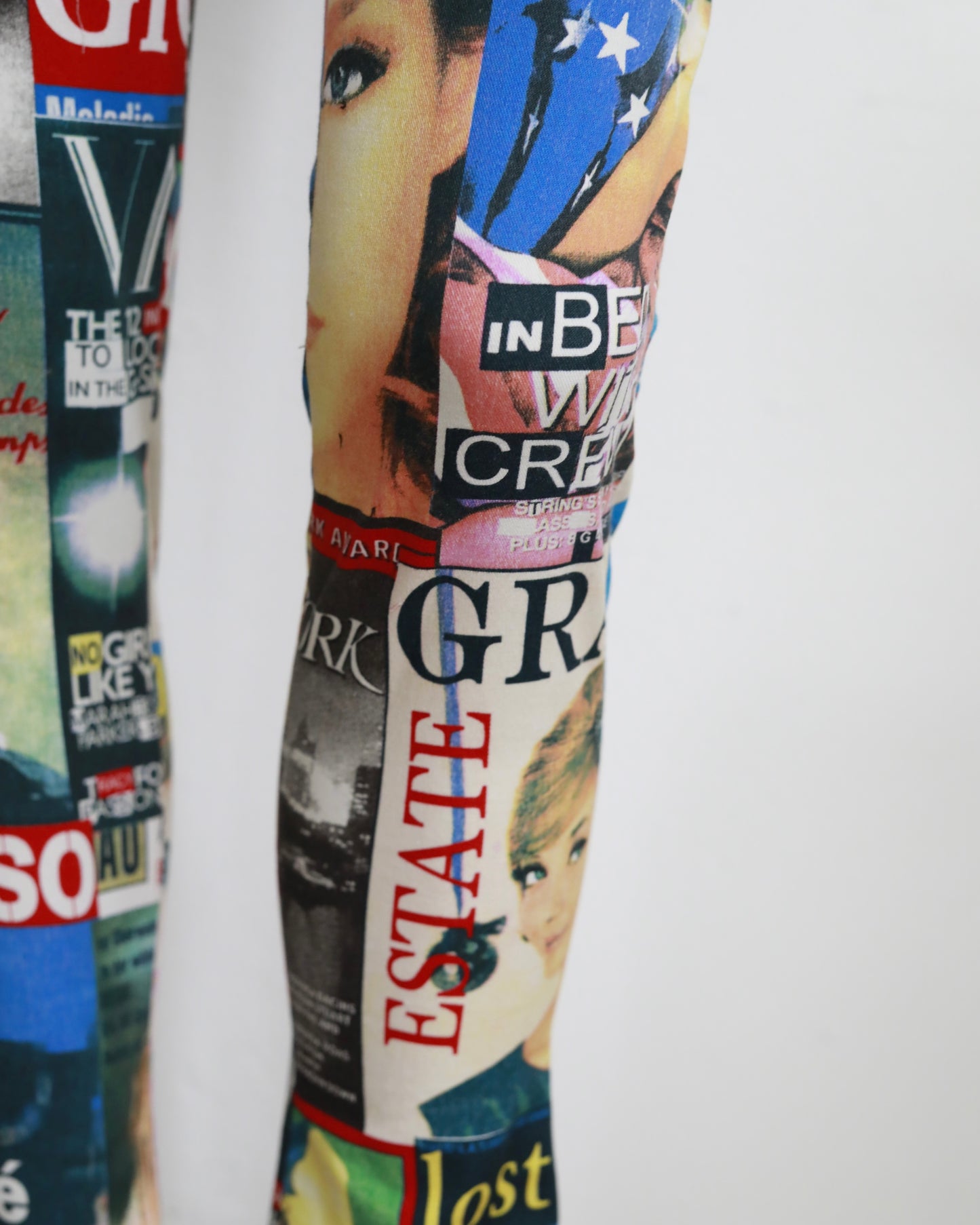 SS 2001 Iconic Dolce & Gabbana magazine print trousers