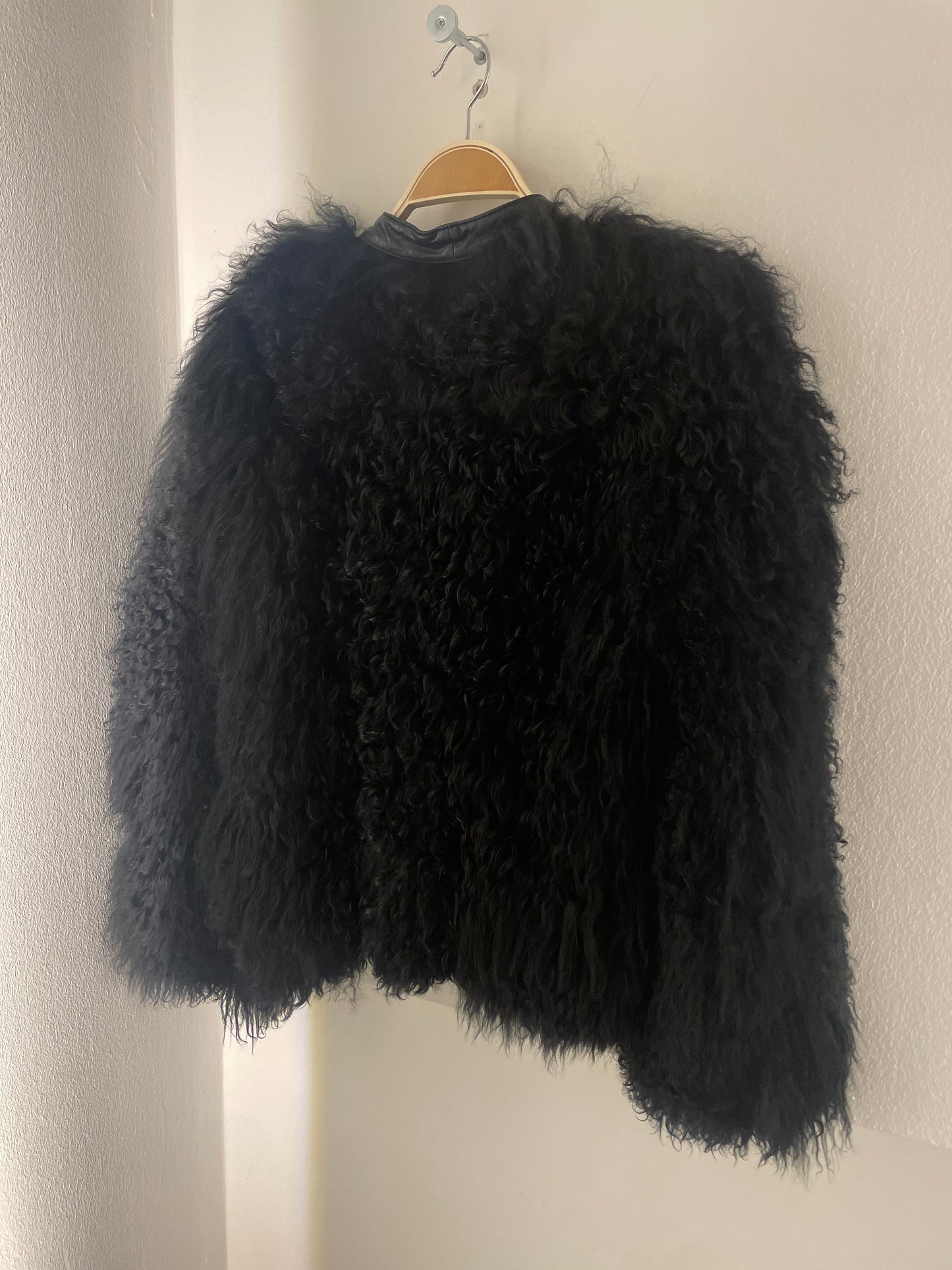 Mongolian Fur and Leather Jacket