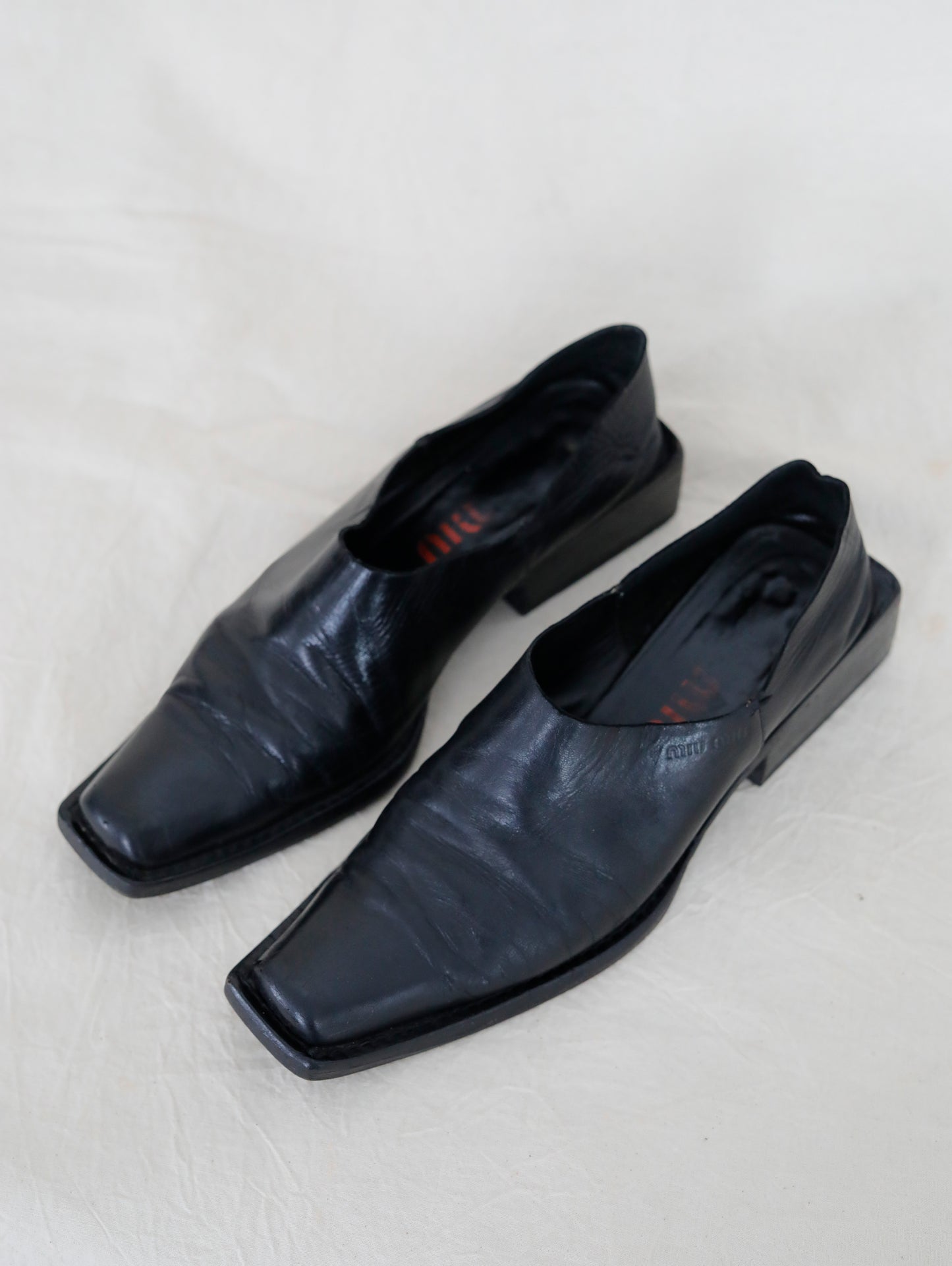 Vintage Miu Miu low cut cowboy shoes