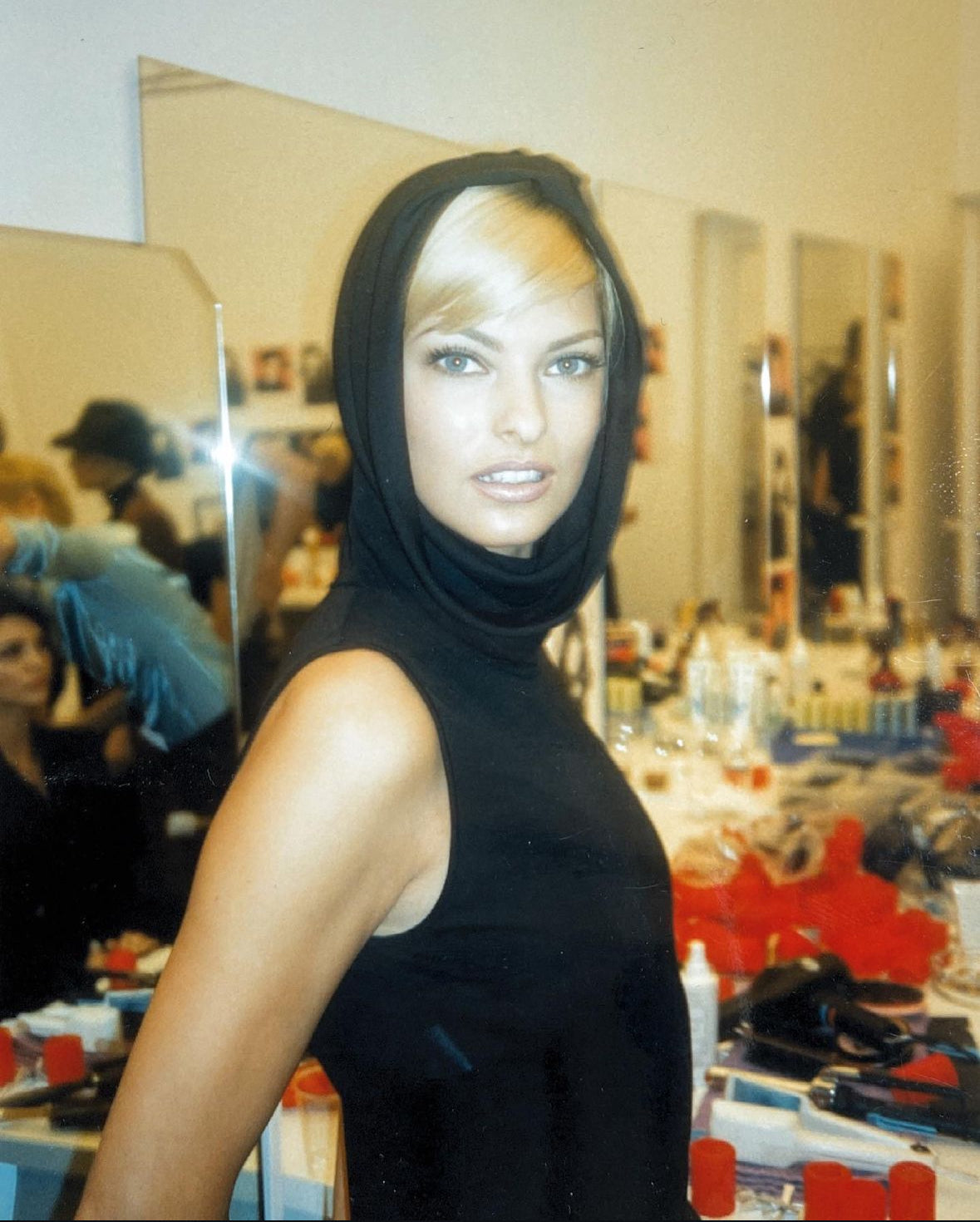 Dolce & Gabbana Runway Spring 1996 Hooded Maxi Dress