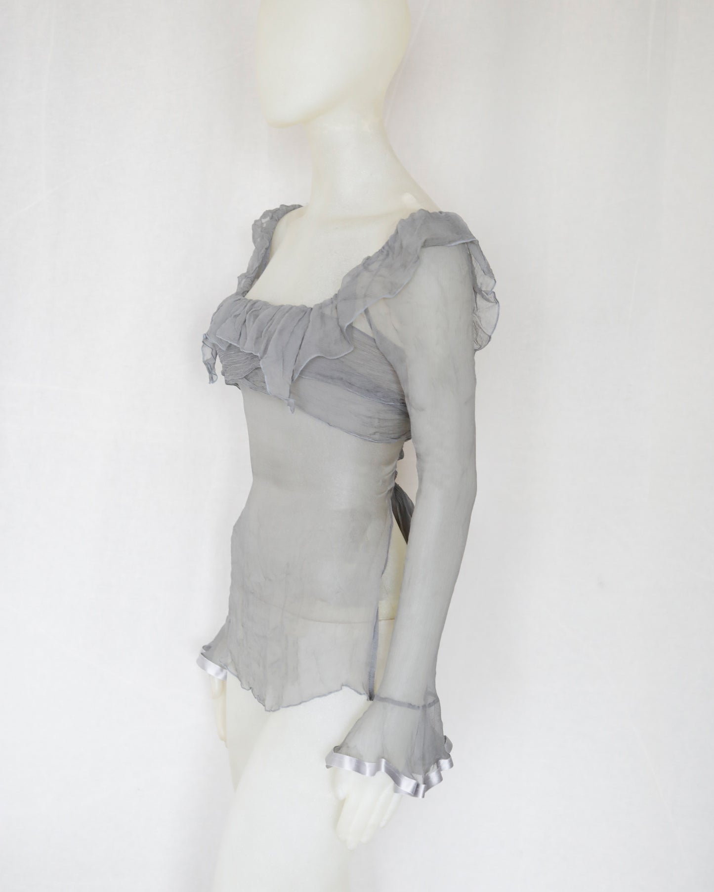 D&G Silk blouse with lacing