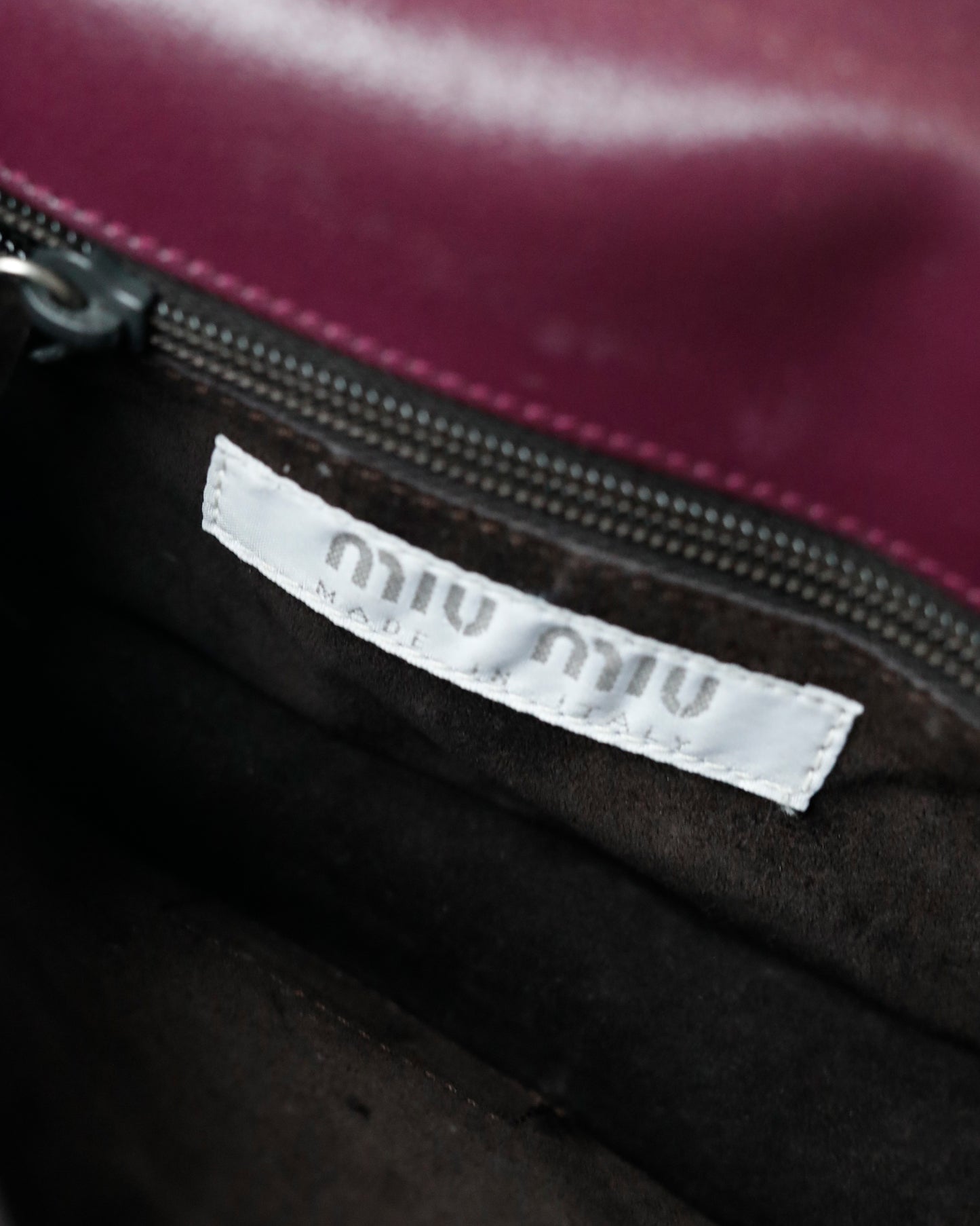 Miu Miu FW 1999 leather bag