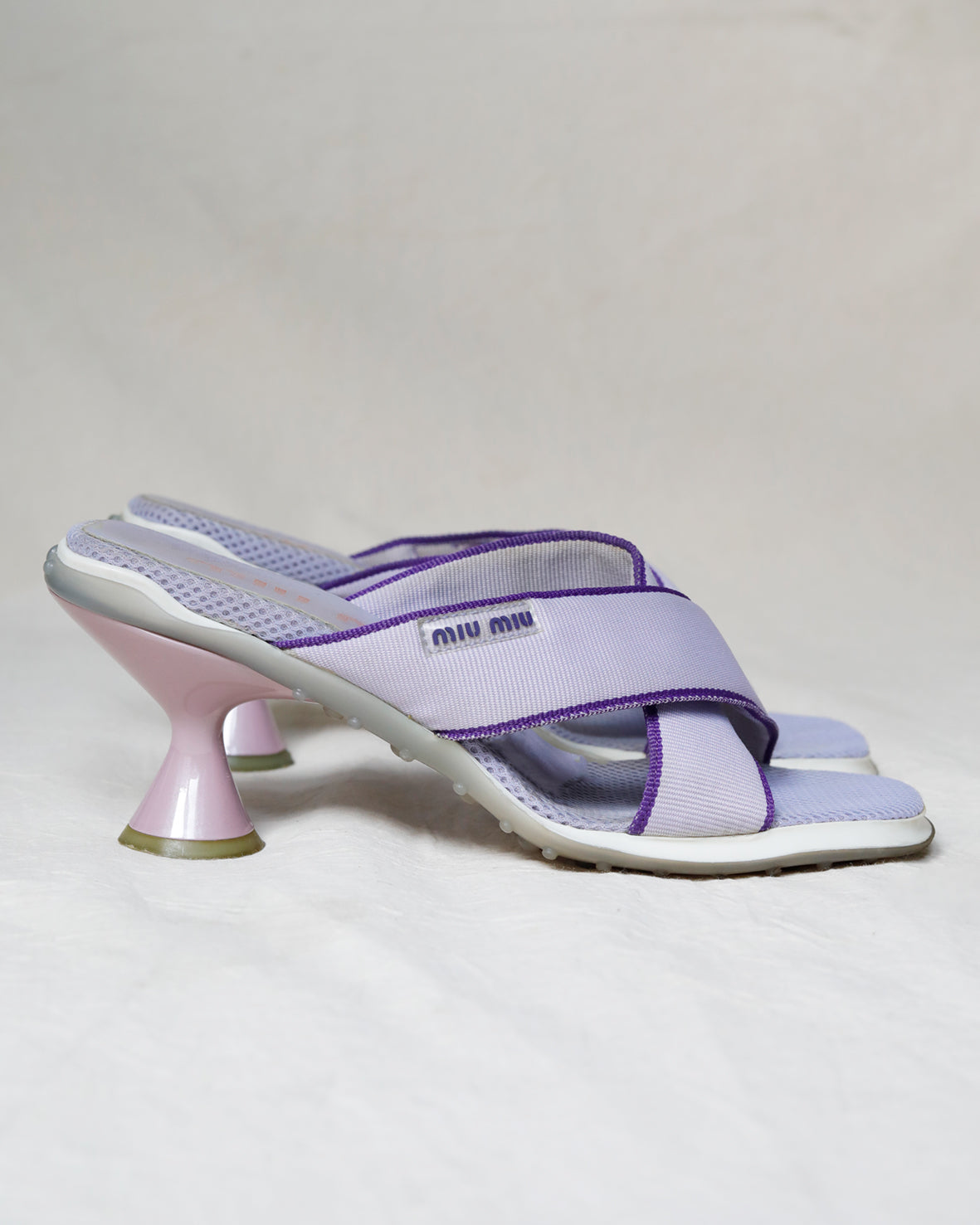 💜1999 Miu Miu Bubble Sole Mesh Heels 💜