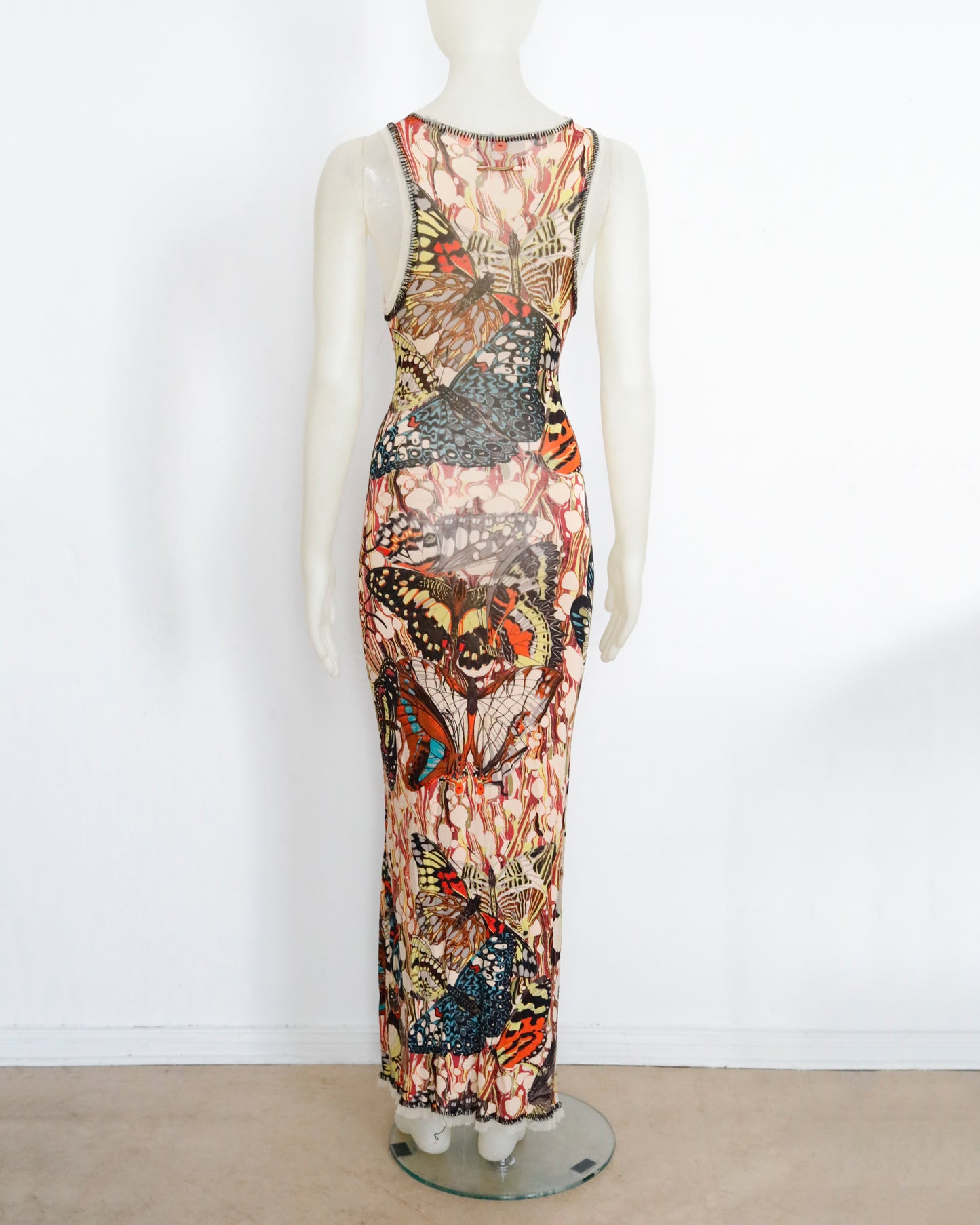 The Original Jean Paul Gaultier SS 2003 sleeveless ‚butterfly‘ dress
