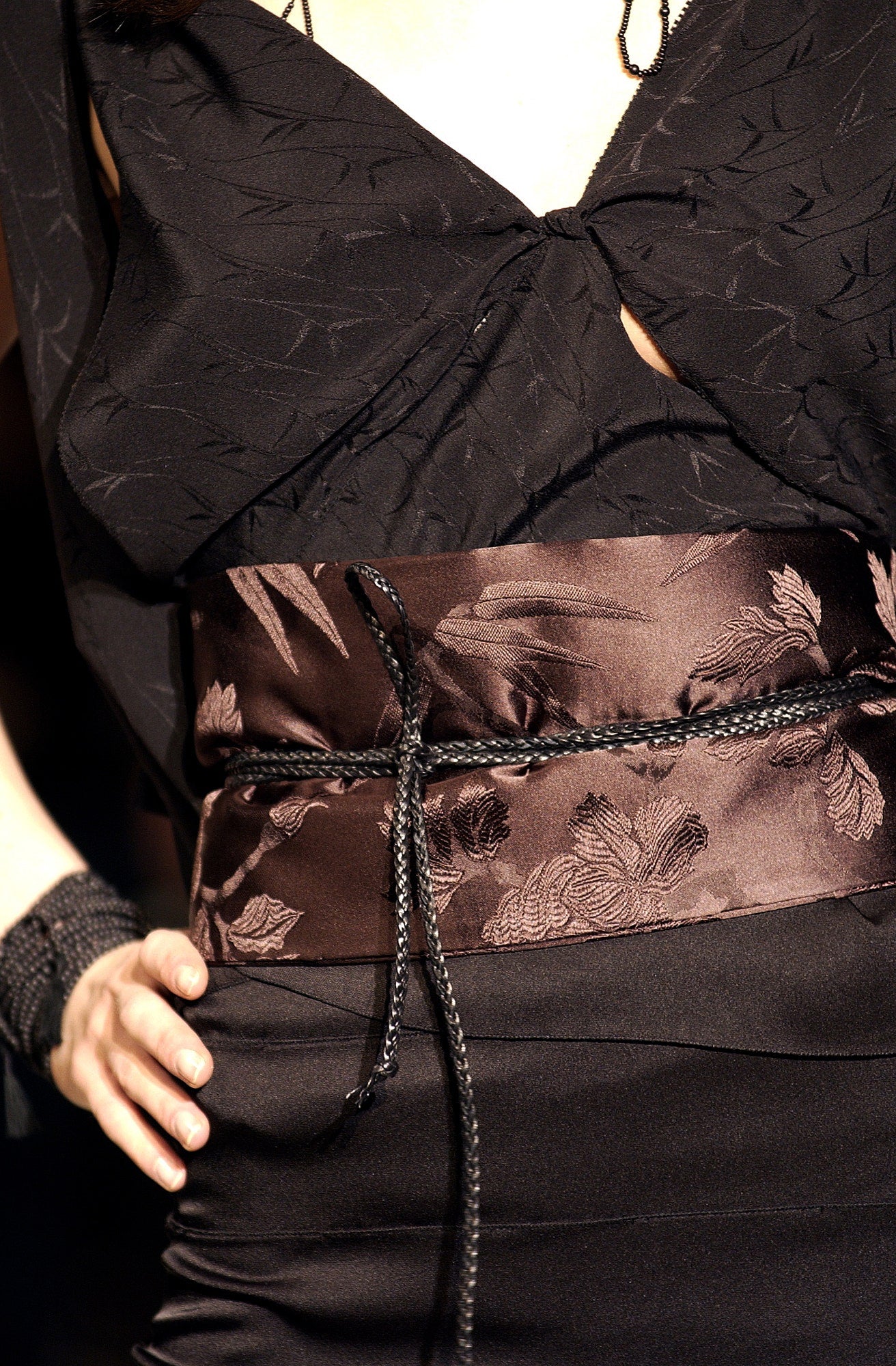 Gucci by Tom Ford FW 2002 with Obi Belt Blouse
