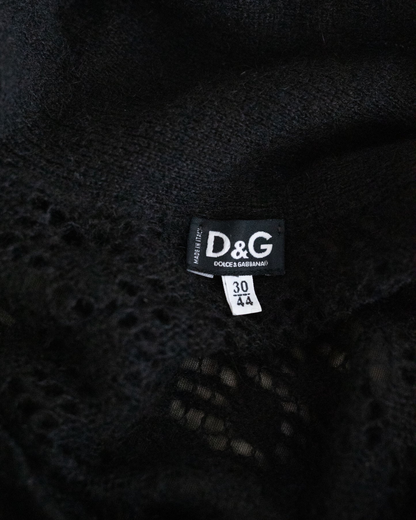 Dolce & Gabbana Wool Pullover with built in Scarf
