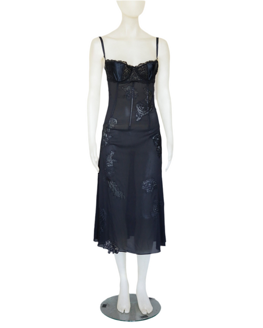 Dolce & Gabbana Spring 2002 Runway Gisele Bündchen Dress