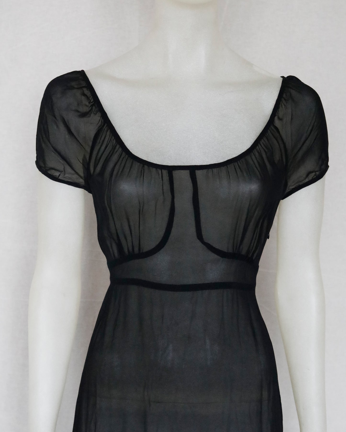 Vintage D&G transparent maxi Dress
