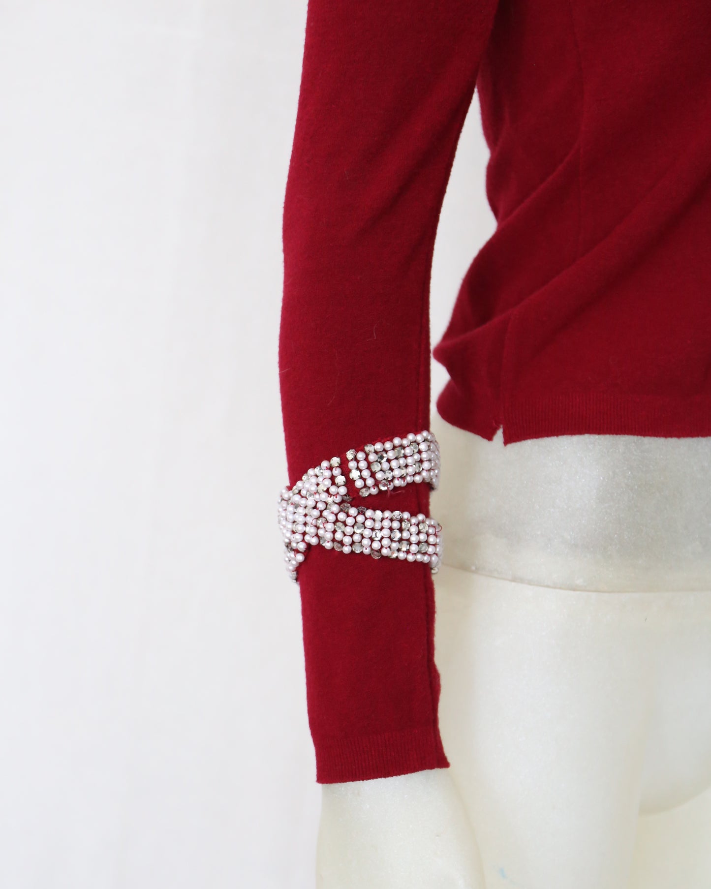 Blumarine Fur Collar Cardigan