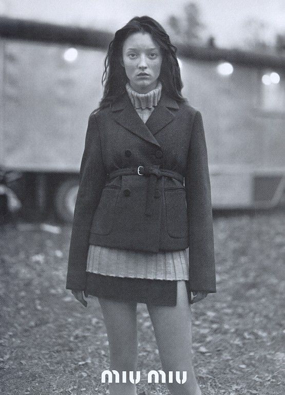 Miu Miu FW 1997 runway Wool Skirt