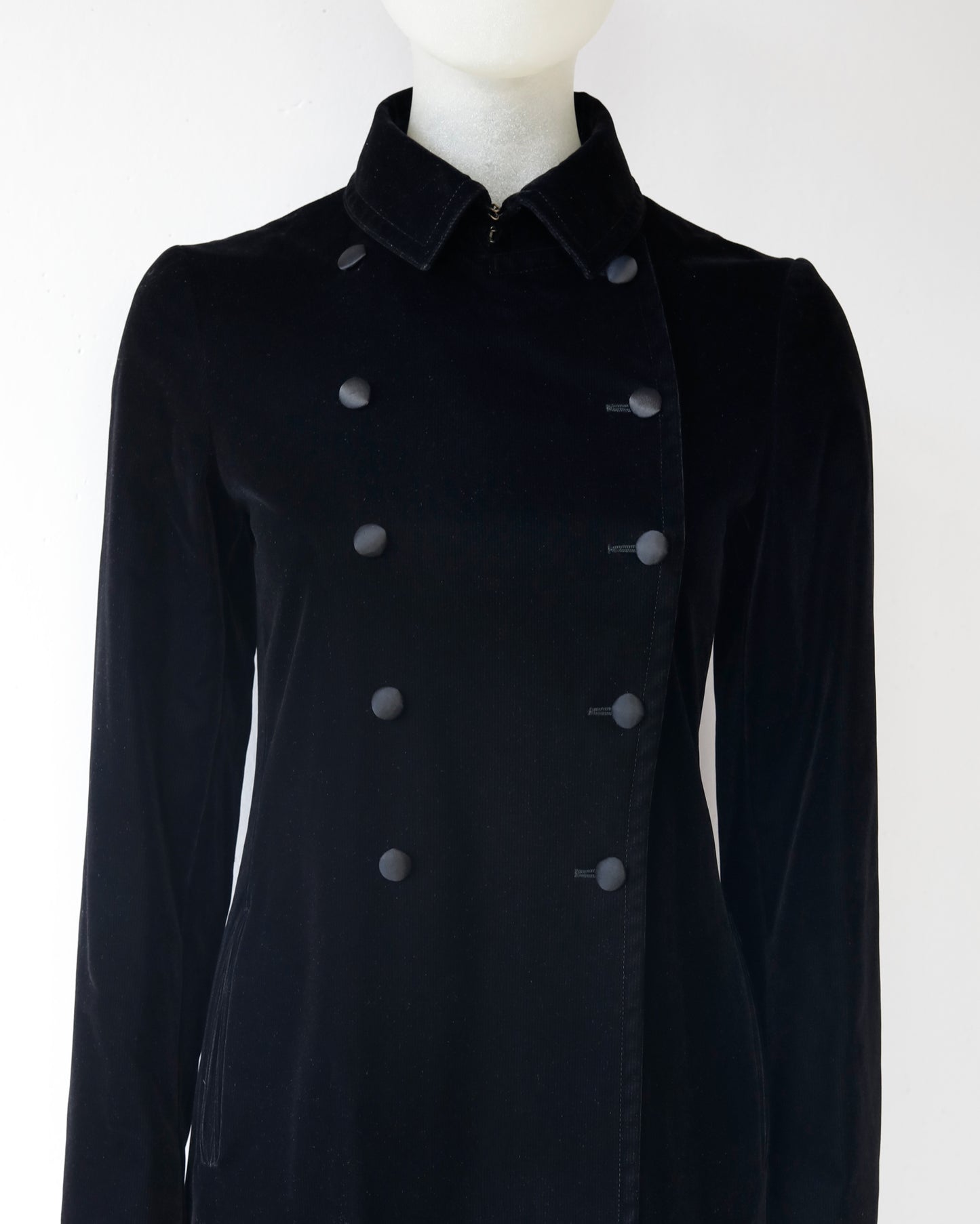 Miu Miu FW 1997 velvet Runway Coat