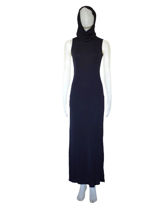 Dolce & Gabbana Runway Spring 1996 Hooded Maxi Dress