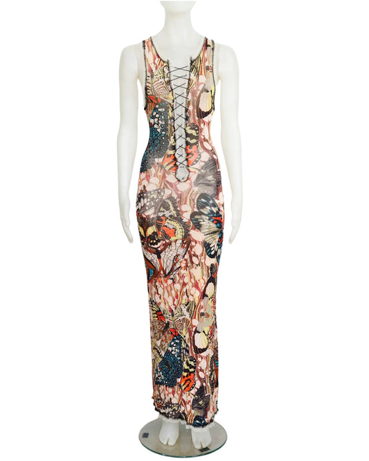 The Original Jean Paul Gaultier SS 2003 sleeveless ‚butterfly‘ dress