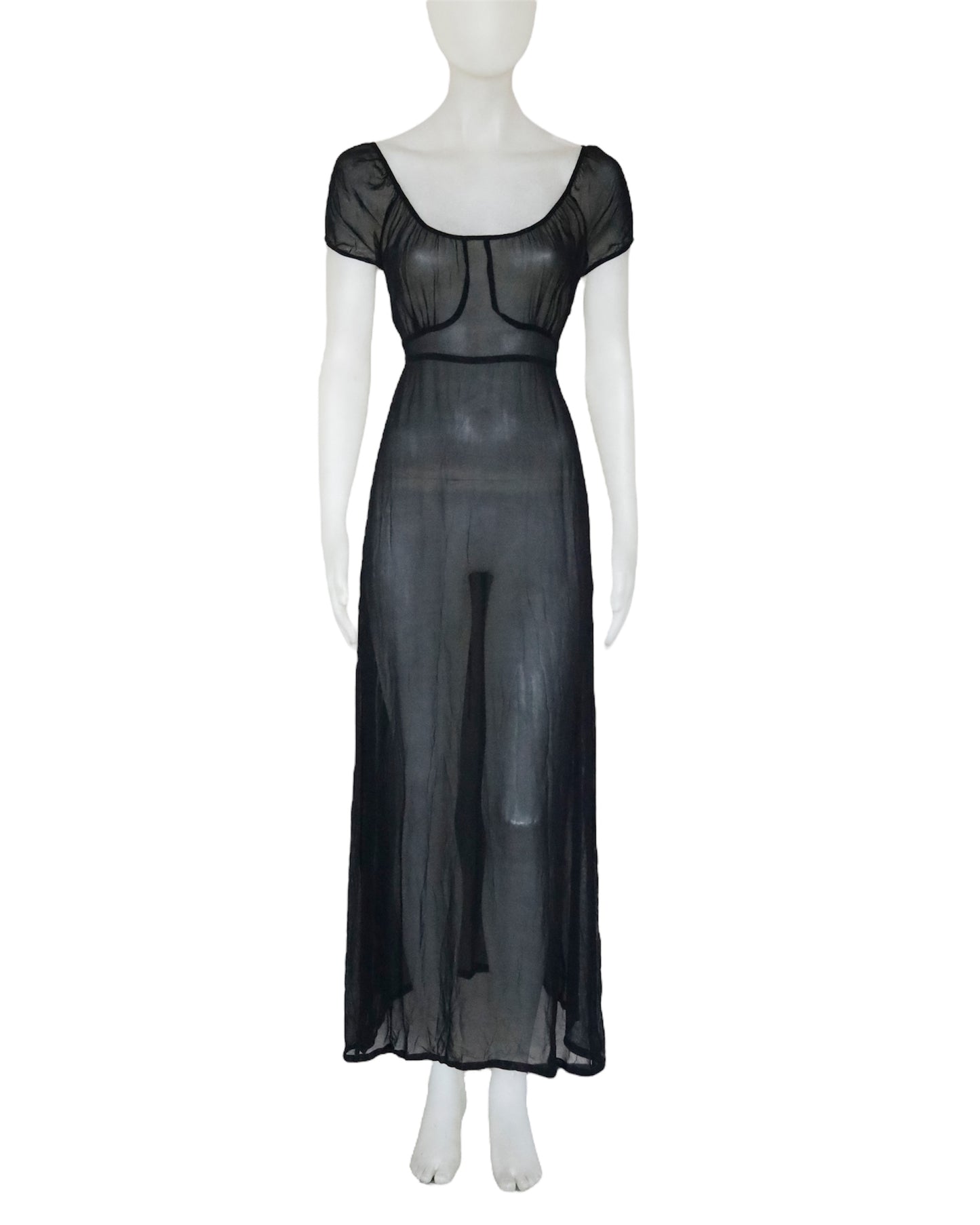 Vintage D&G transparent maxi Dress
