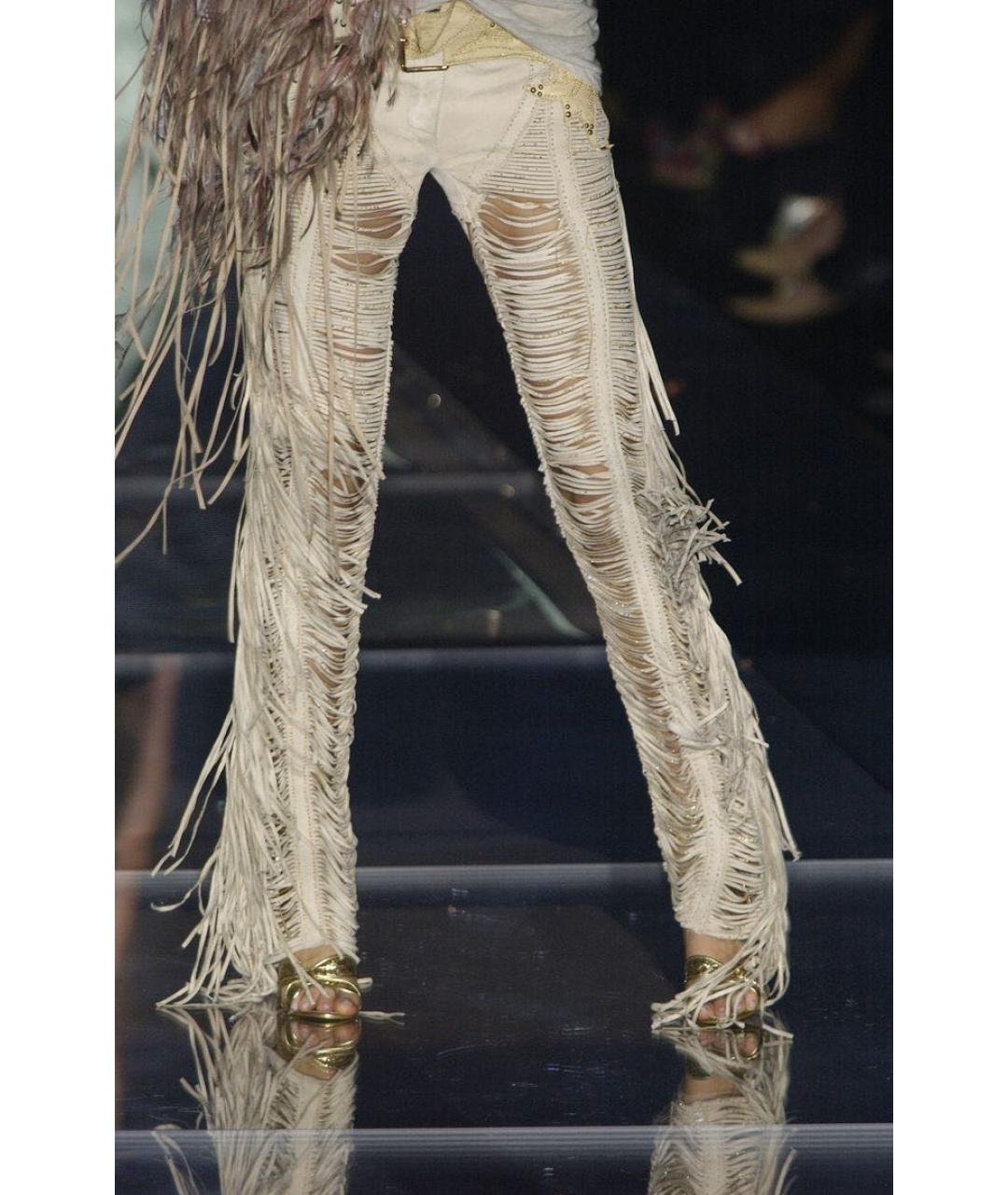 Roberto Cavalli Fall 2013 Leather Pants with cutouts