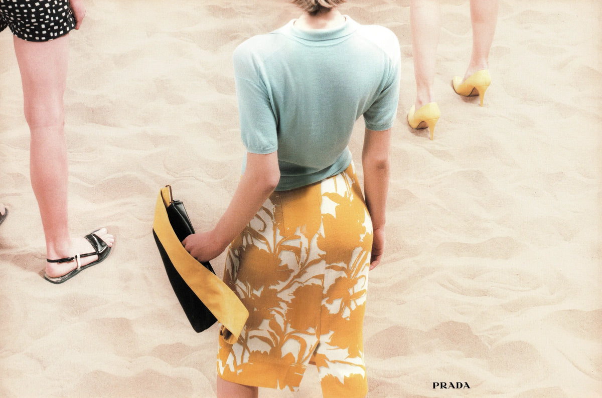 Prada Spring 2001 Silk Skirt