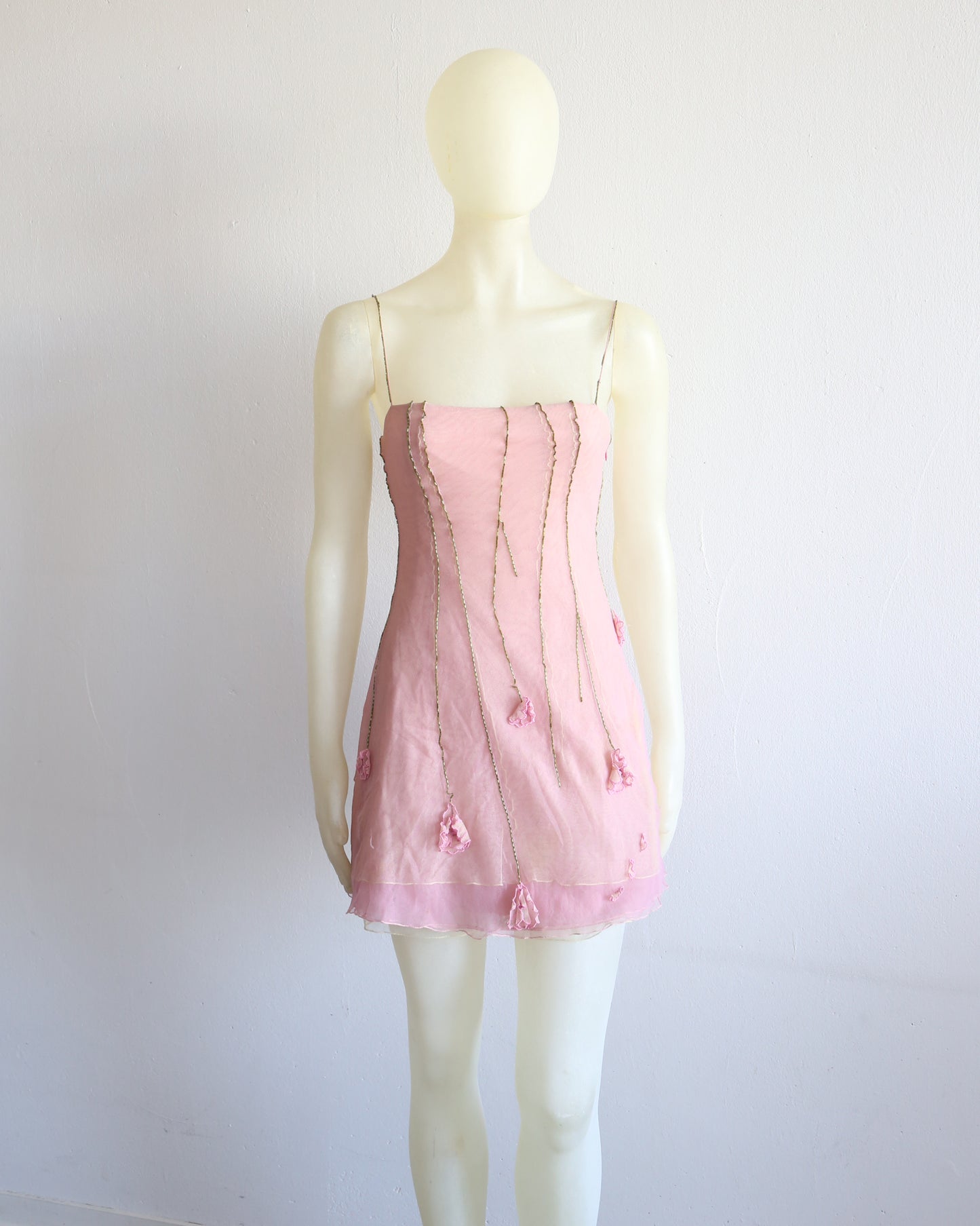 Guy Laroche beaded Flower Dress