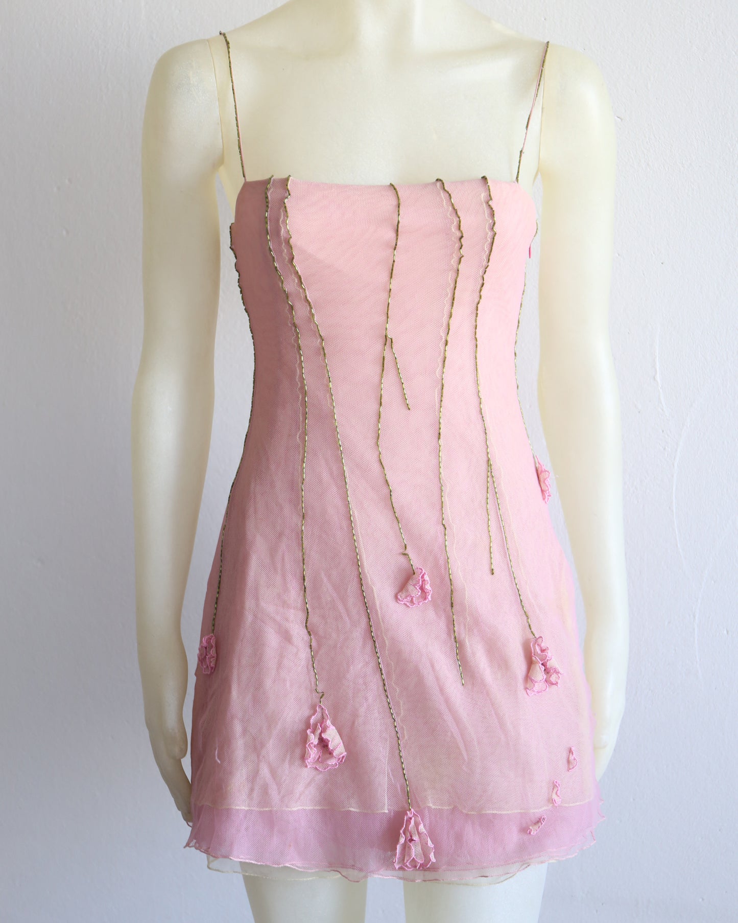 Guy Laroche beaded Flower Dress