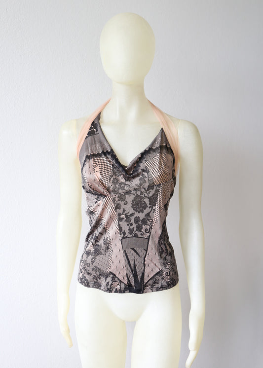 Dior by John Galliano Spring 2006 Silk Top