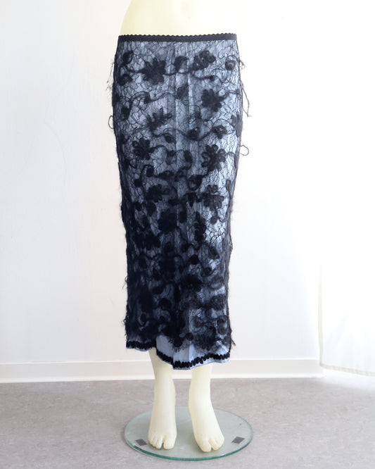 Ermanno Sceverino Silk & Wool Skirt
