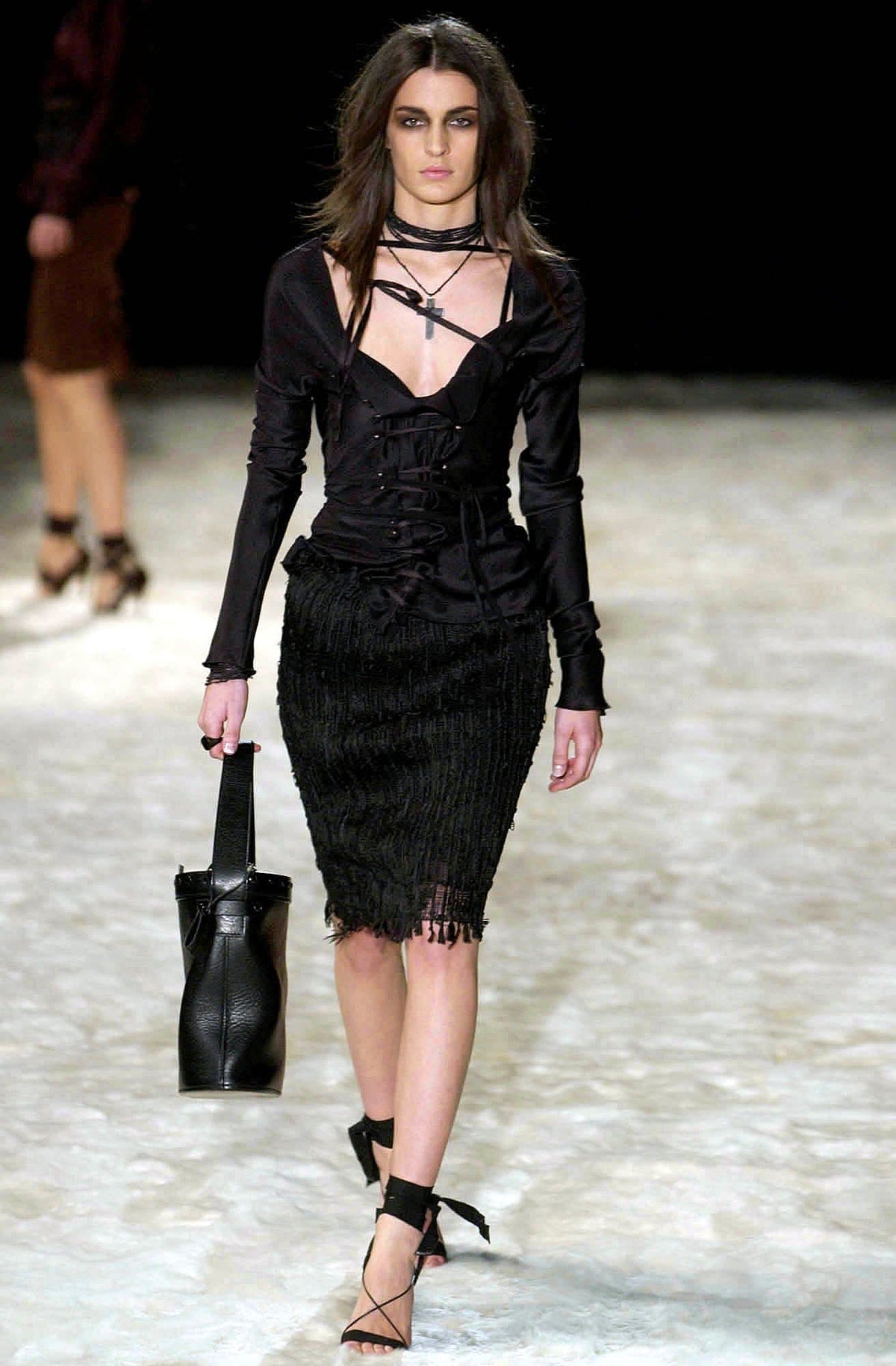 Gucci Tom Ford Fall 2002 Dress with lacing