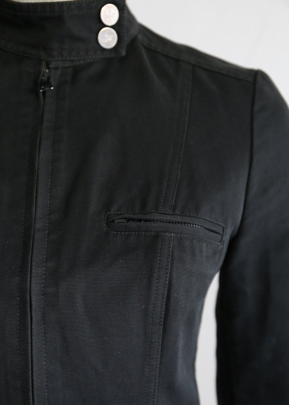 Gucci Tom Ford Spring 1999 Denim Moto Jacket