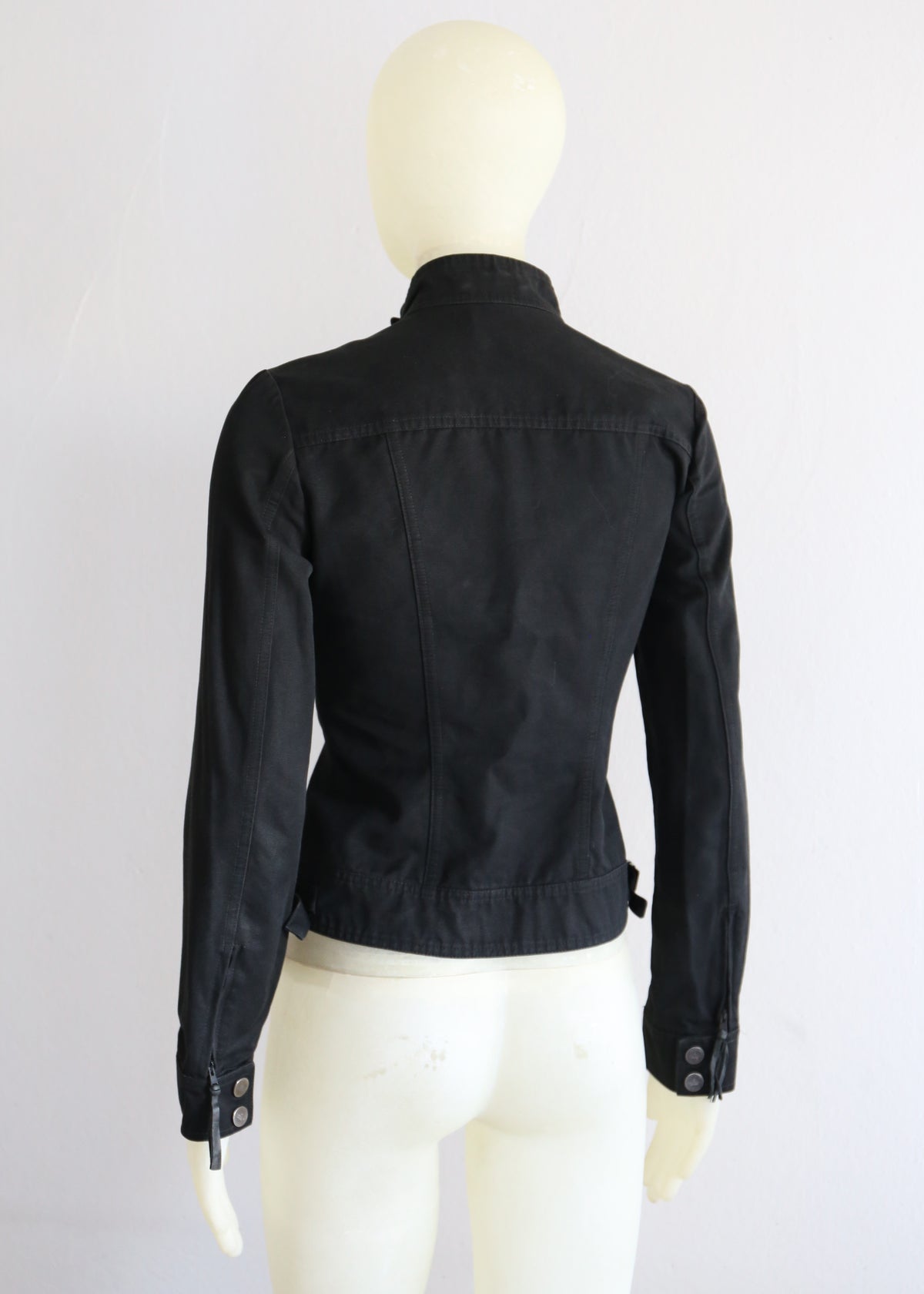 Gucci Tom Ford Spring 1999 Denim Moto Jacket