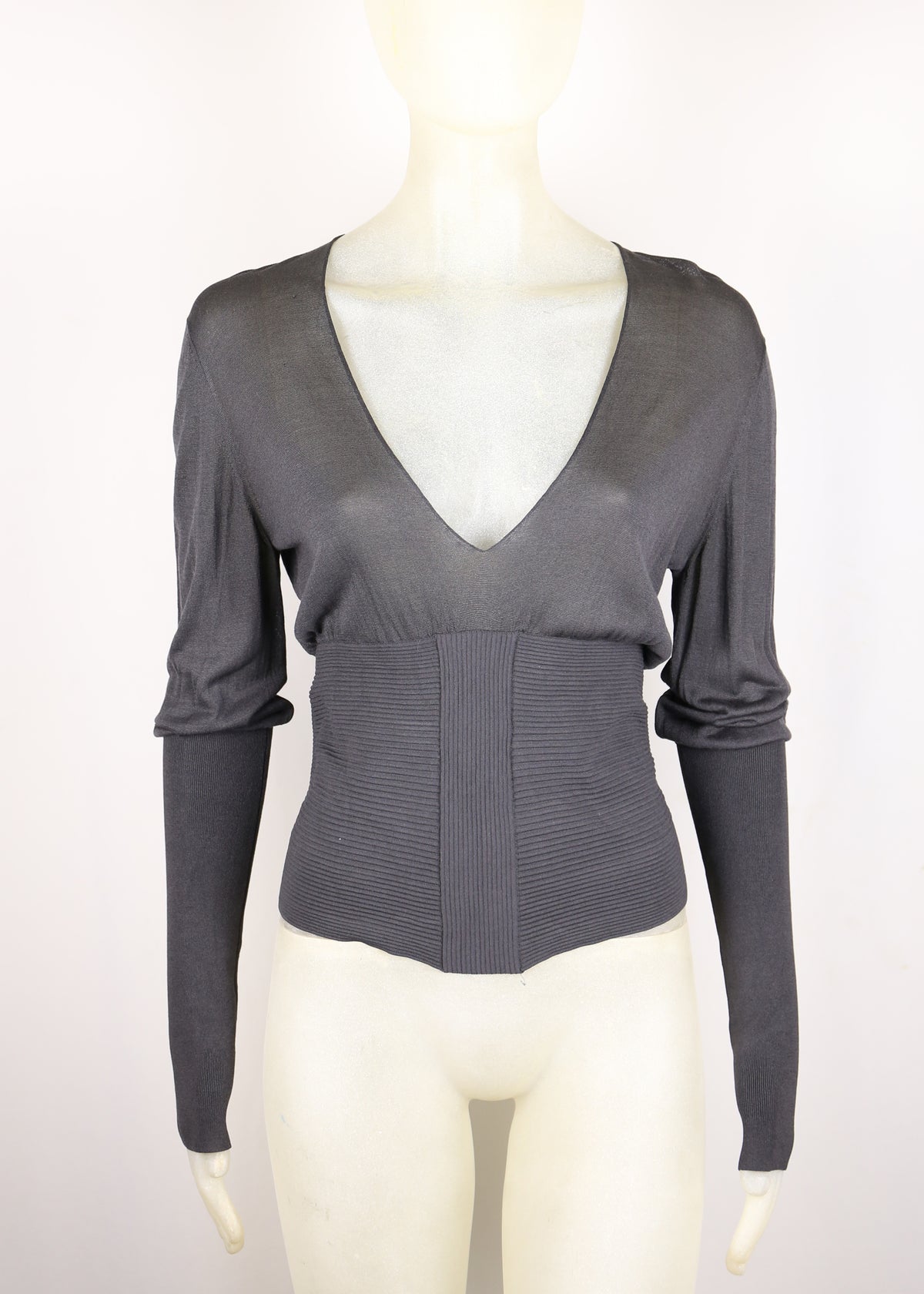 Gucci Tom Ford Silk Corset Top