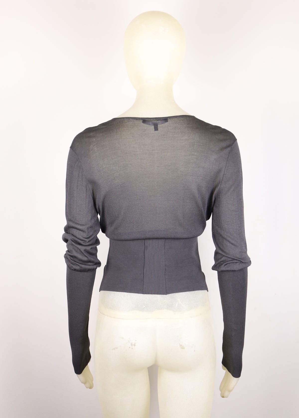 Gucci Tom Ford Silk Corset Top