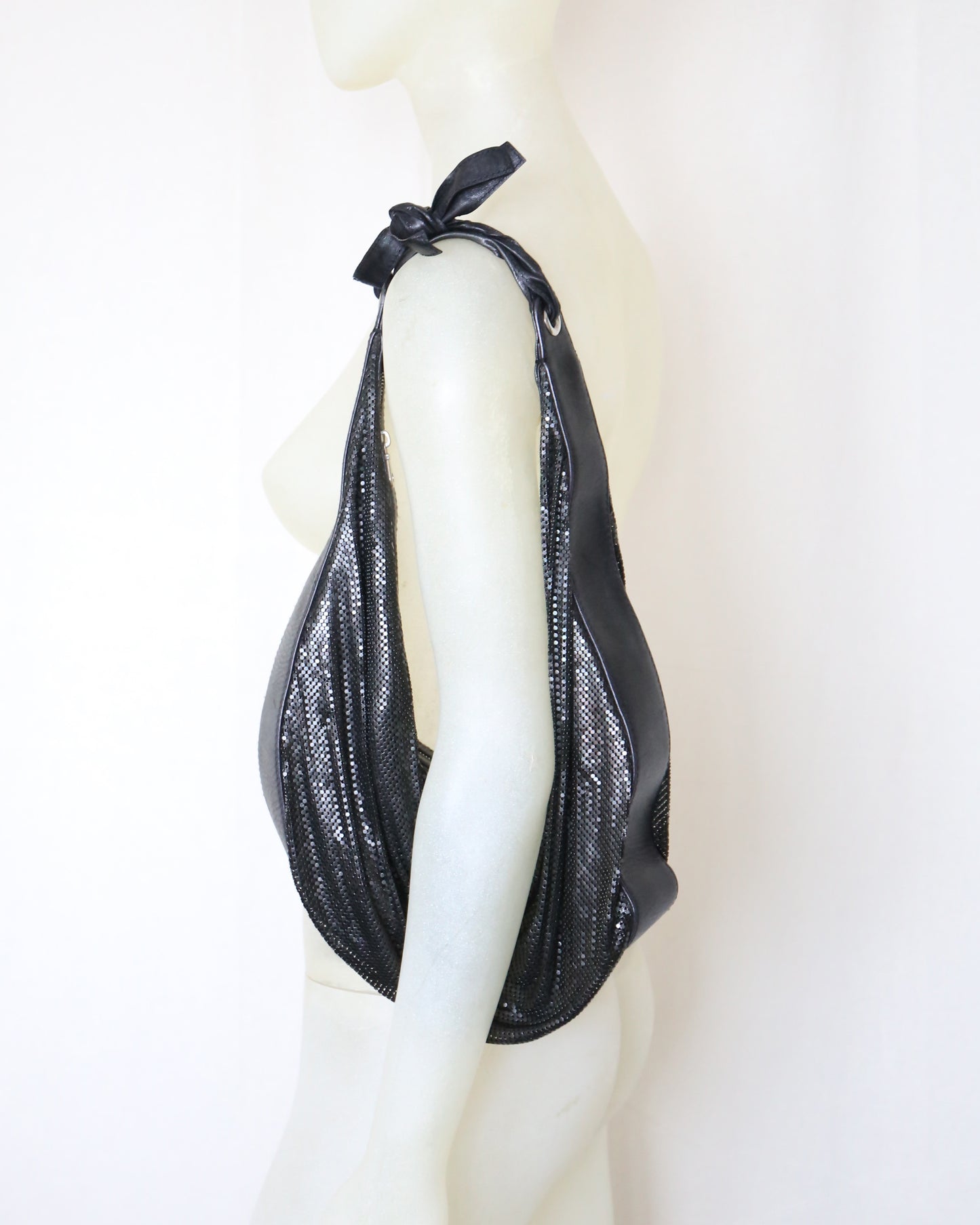 Chloé Phoebe Philo Black Chainmail Hobo Bag