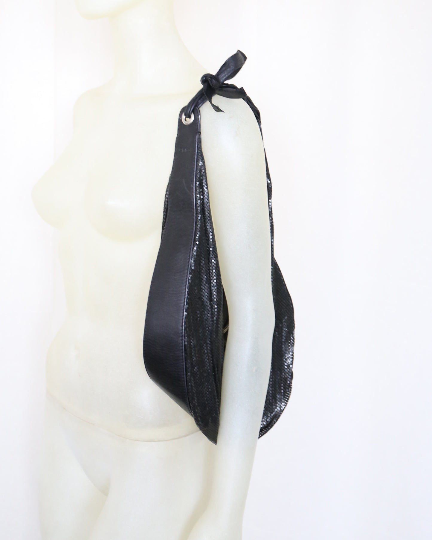 Chloé Phoebe Philo Black Chainmail Hobo Bag