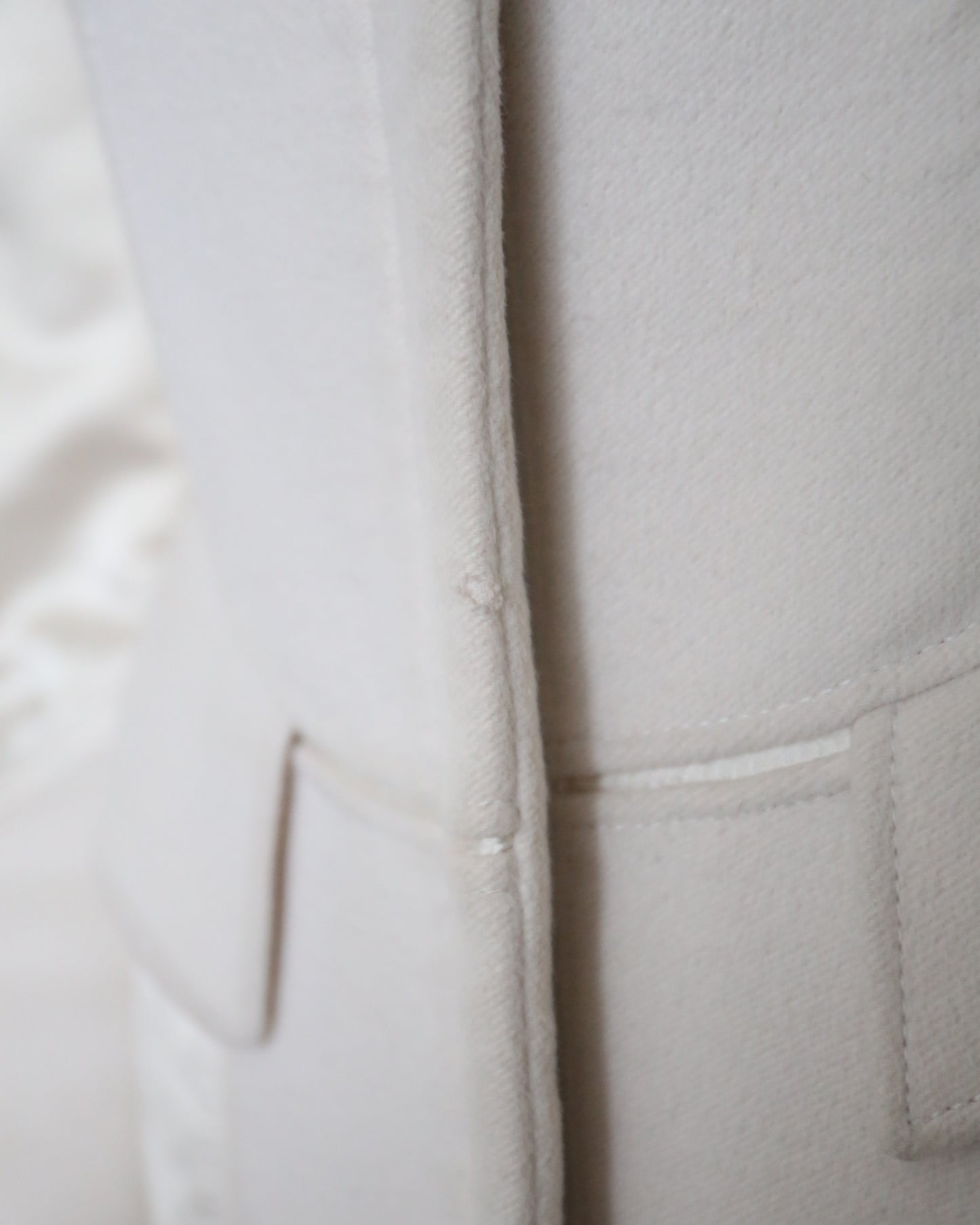 Gucci by Tom Ford FW 2003 White Corseted Runway Coat