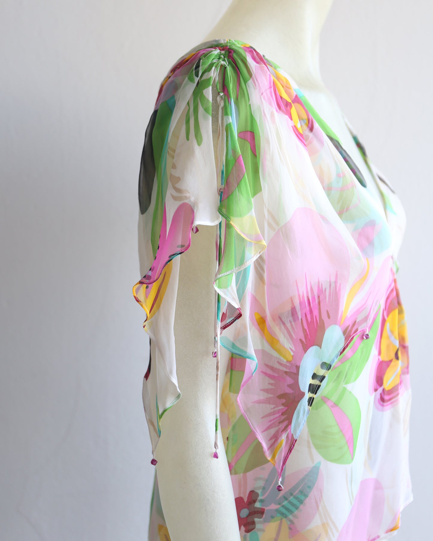 Gucci by Tom Ford Spring 1999 Silk Runway Top