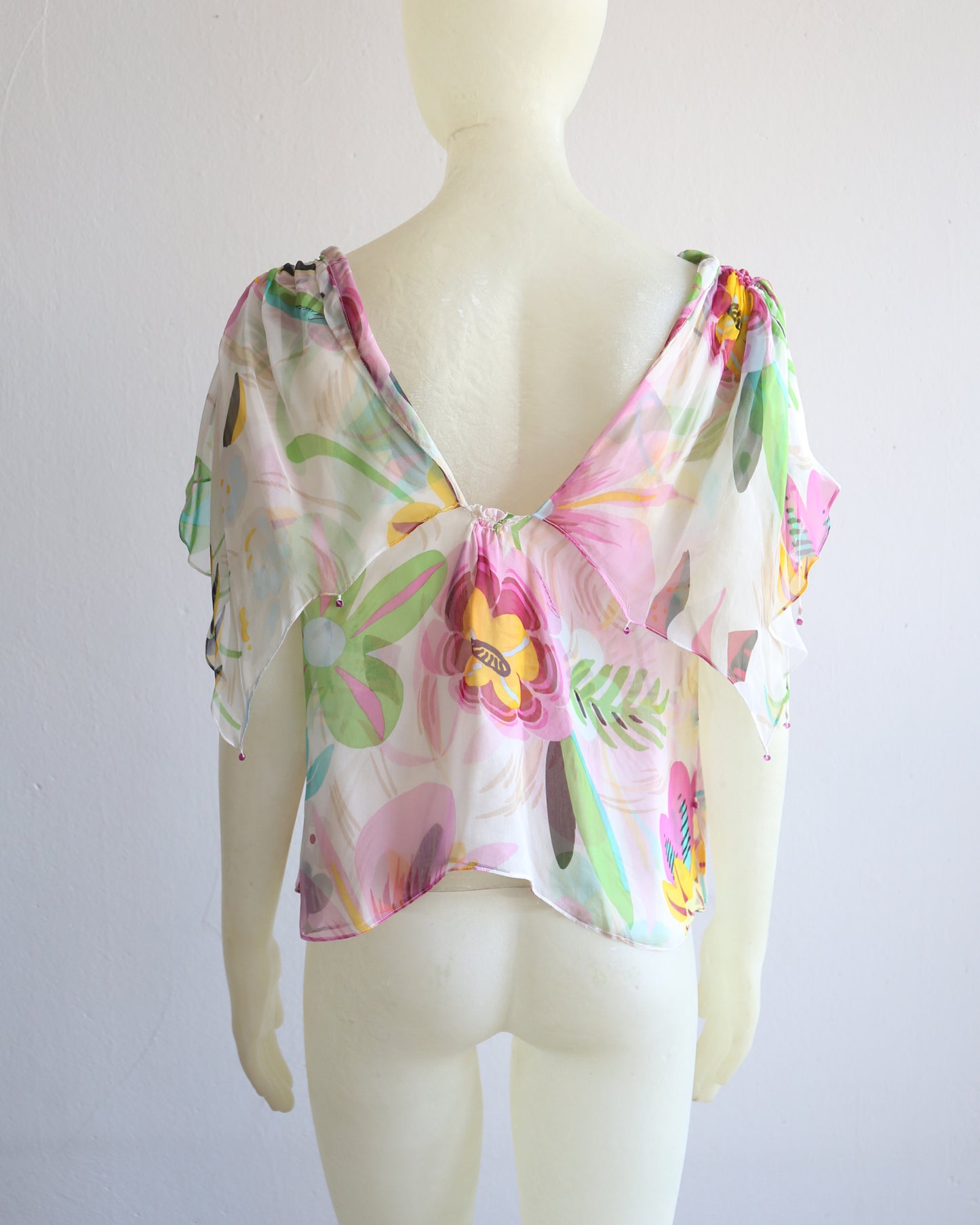 Gucci by Tom Ford Spring 1999 Silk Runway Top