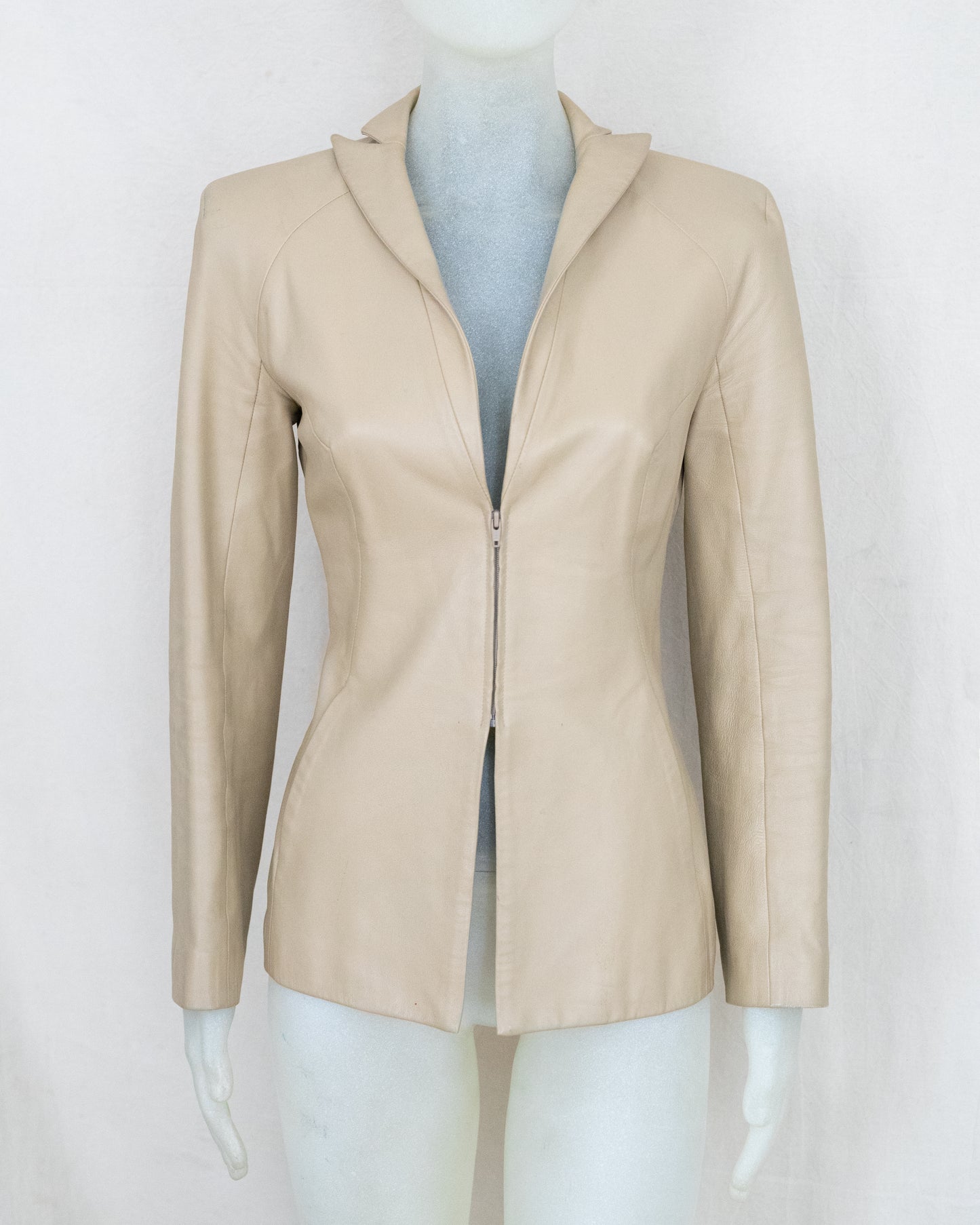 Vintage Plein Sud Amor Leather Jacket