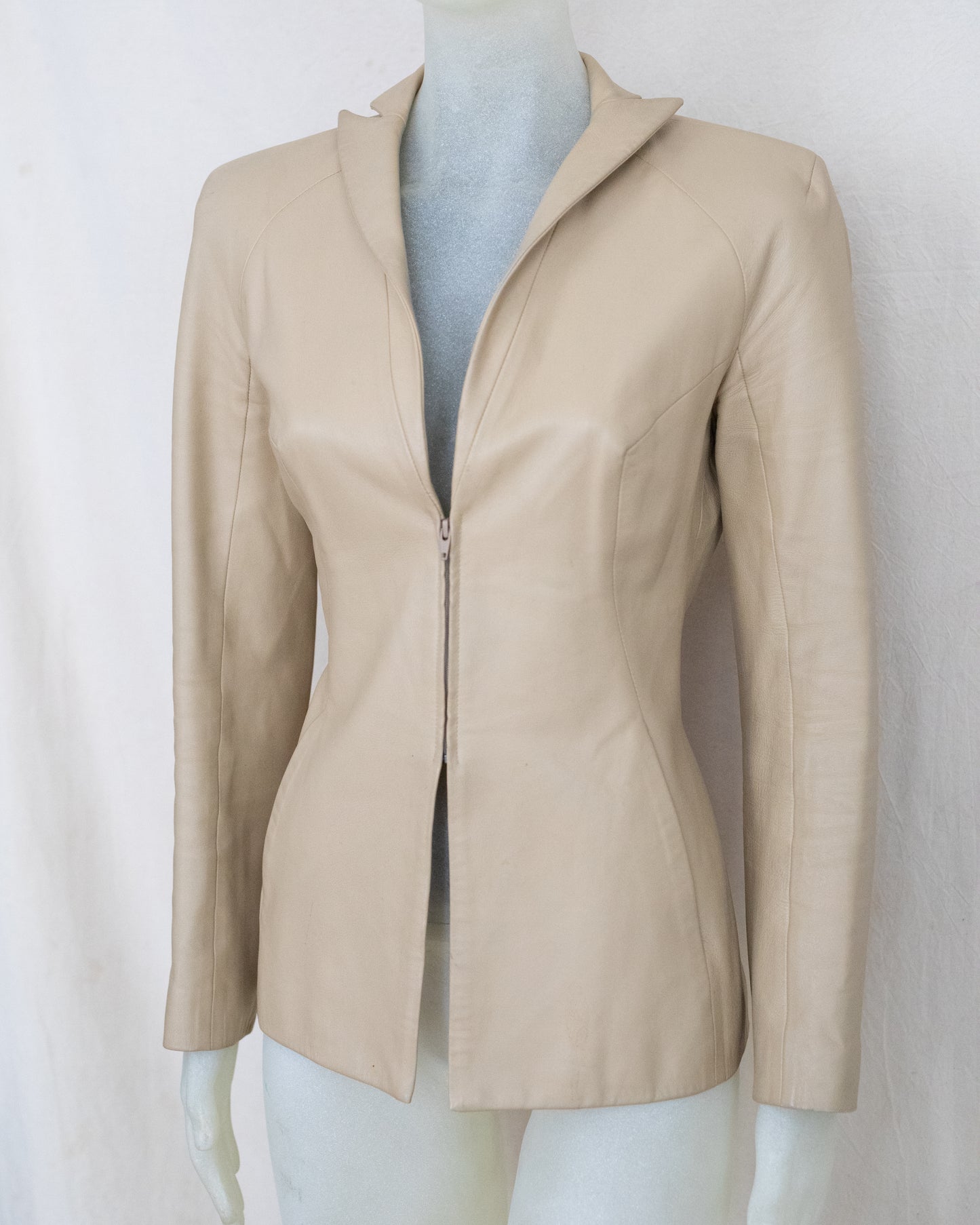 Vintage Plein Sud Amor Leather Jacket